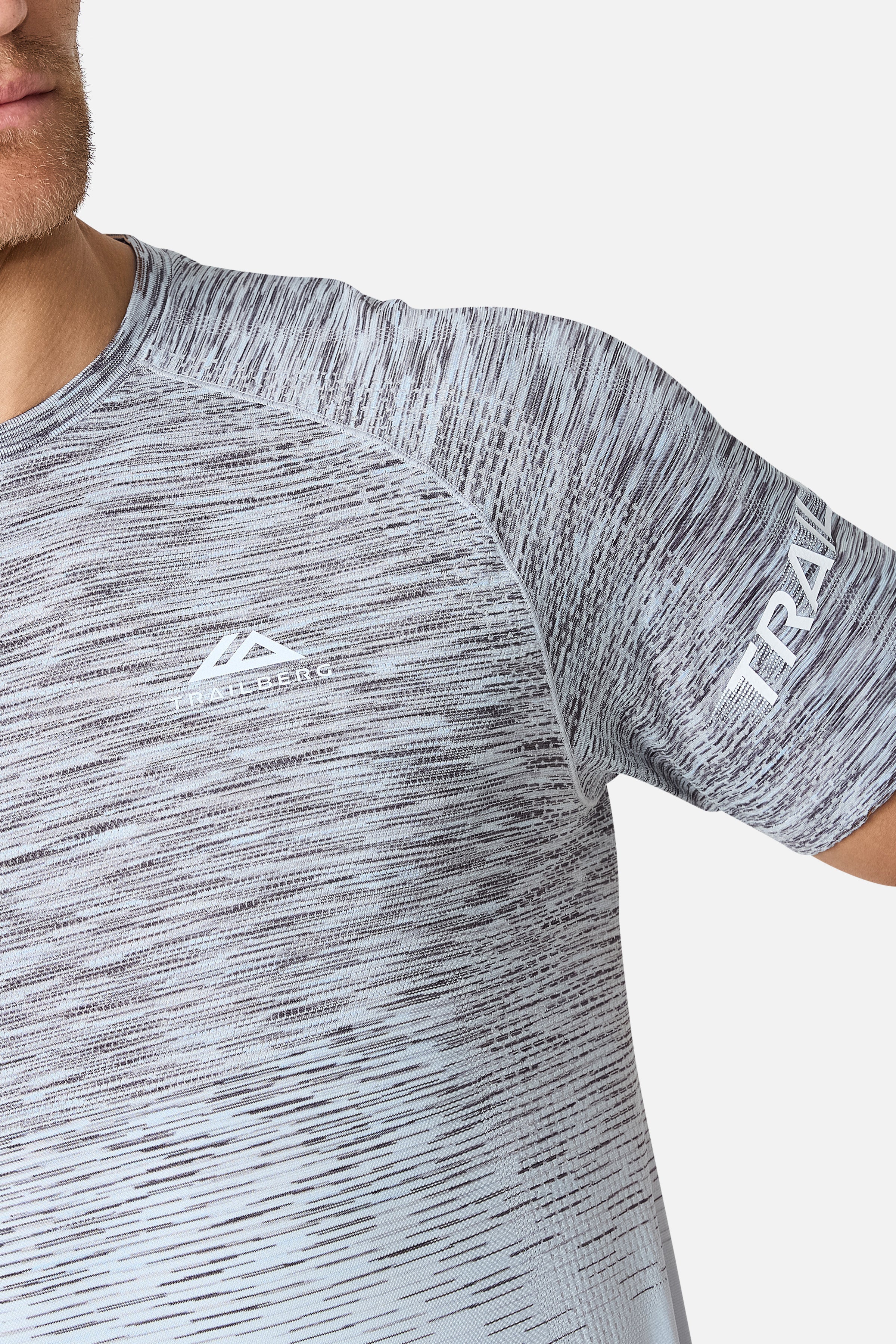 Arc Seamless T-Shirt – Eisblau/Nachtgrau/Nebelgrau/Mondgrau