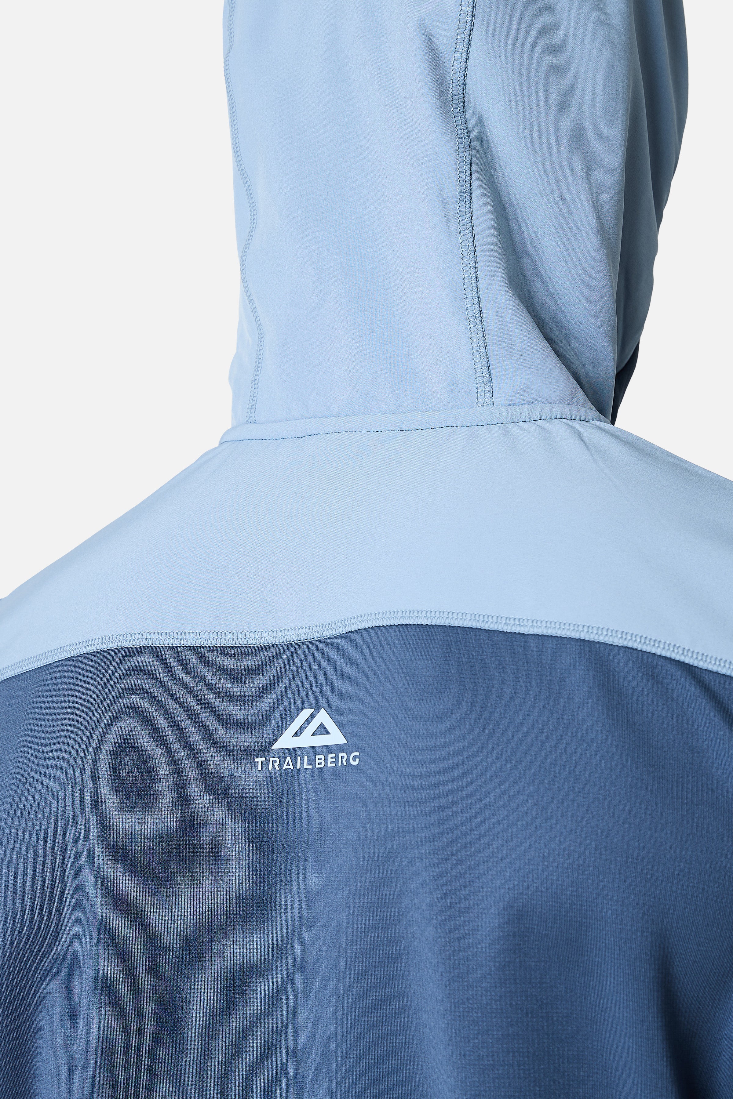 Vale Gridded Fleece Hood - Breeze/Skylar