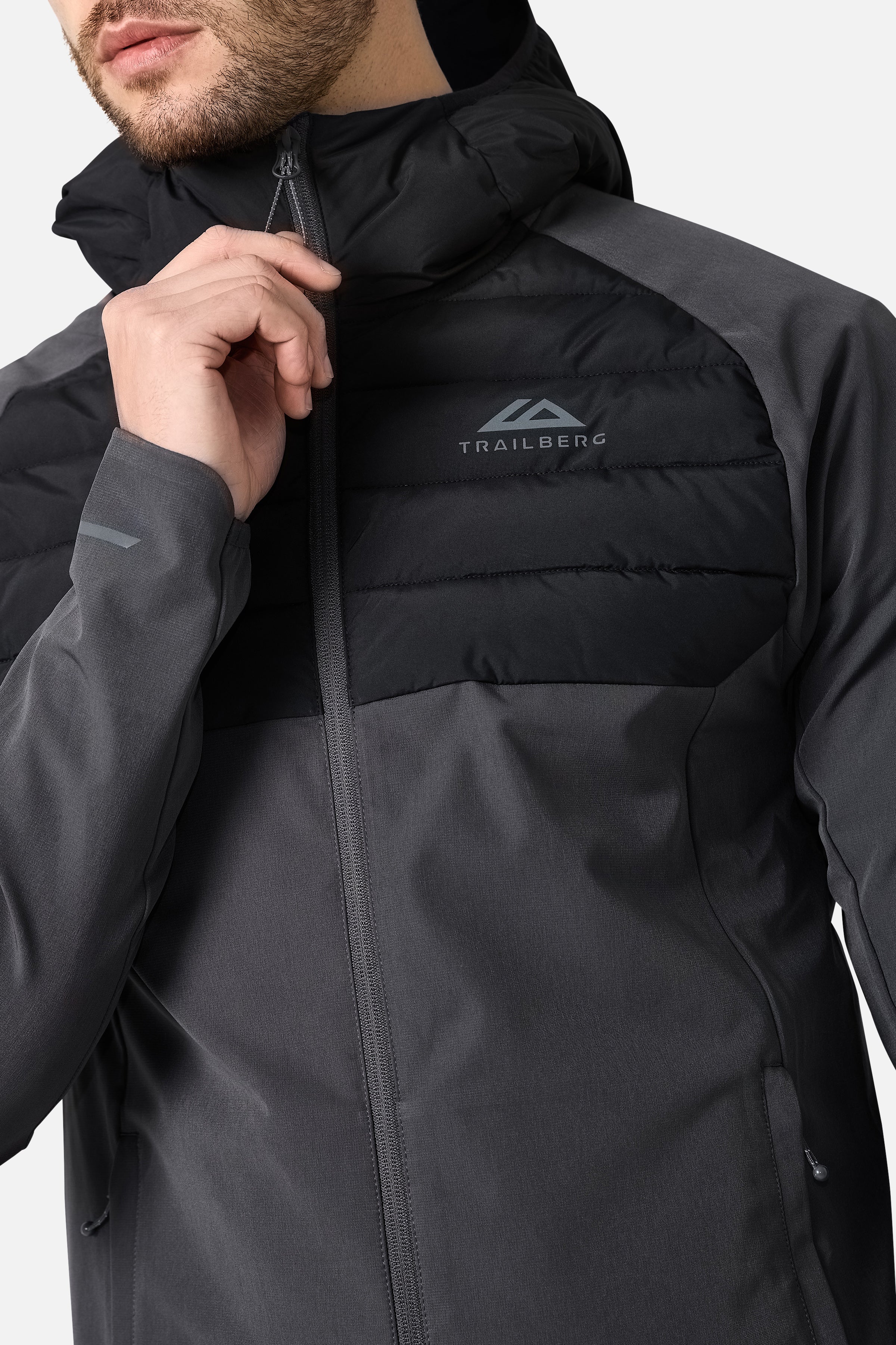 Rhine 2.0 Hybrid Jacket - Volcano Grey/Black