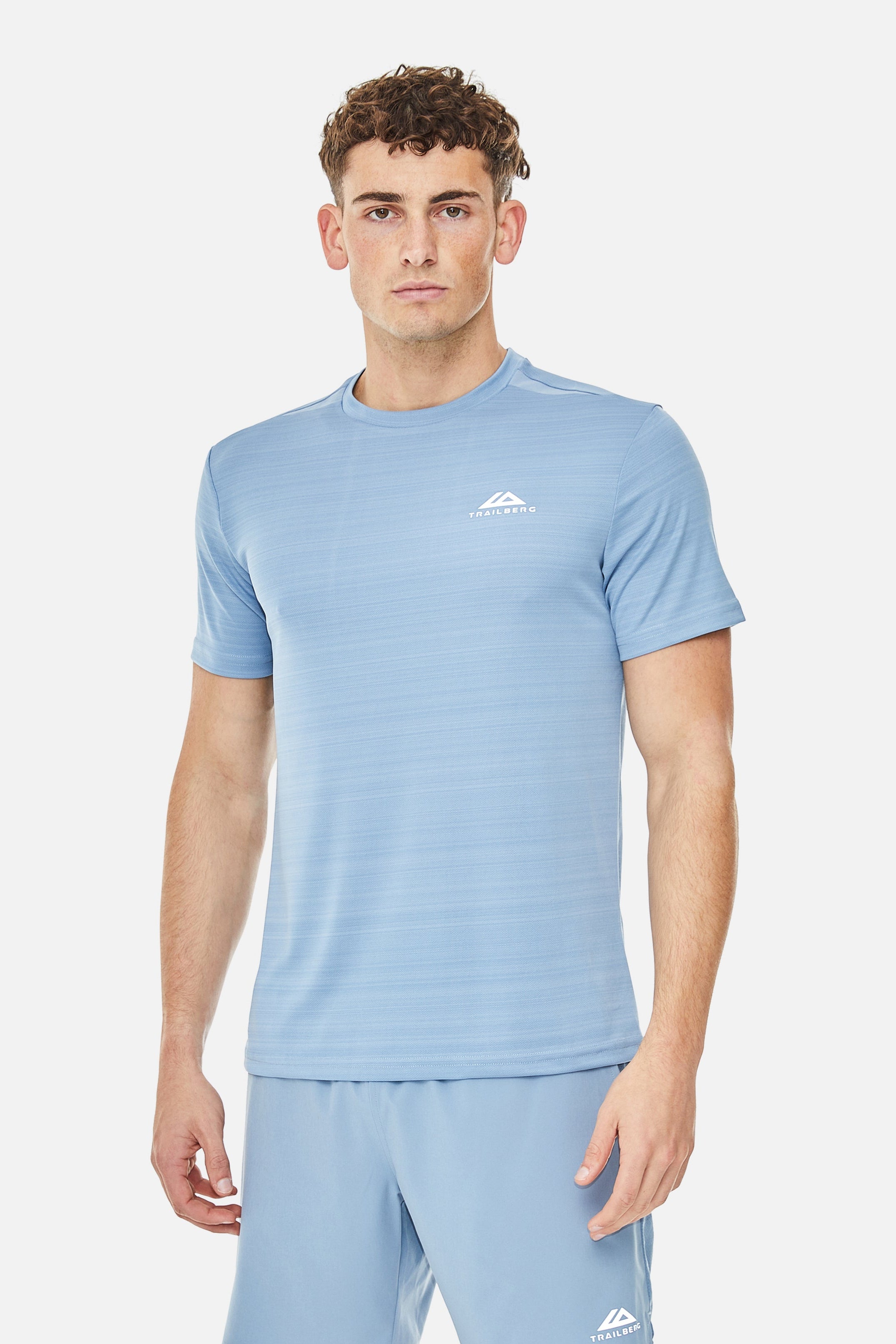 Cloud SS25 Tee - Washed Indigo/Frost Blue