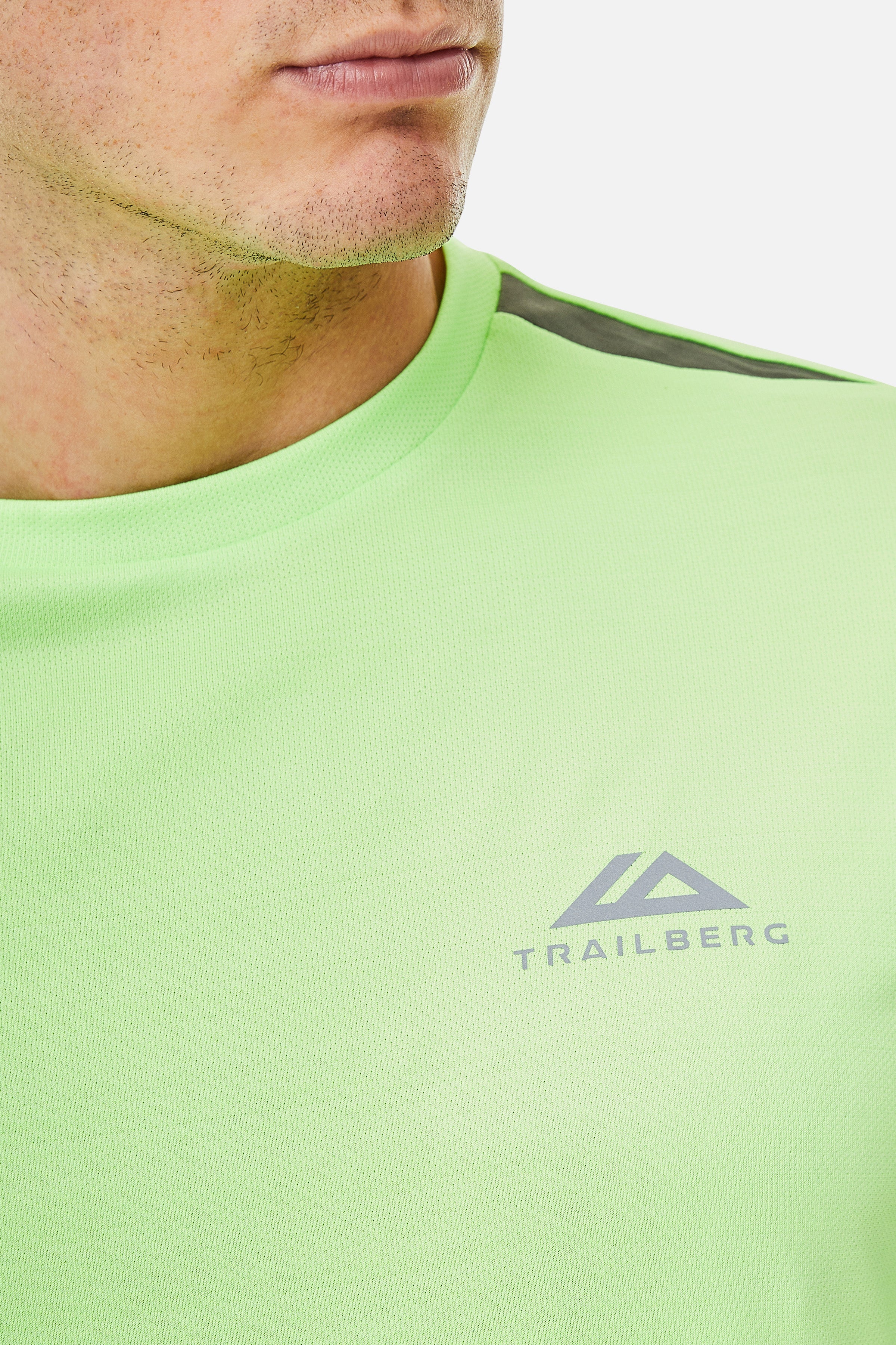 Cloud SS25 Tee - Pine Dust/Neon Lime