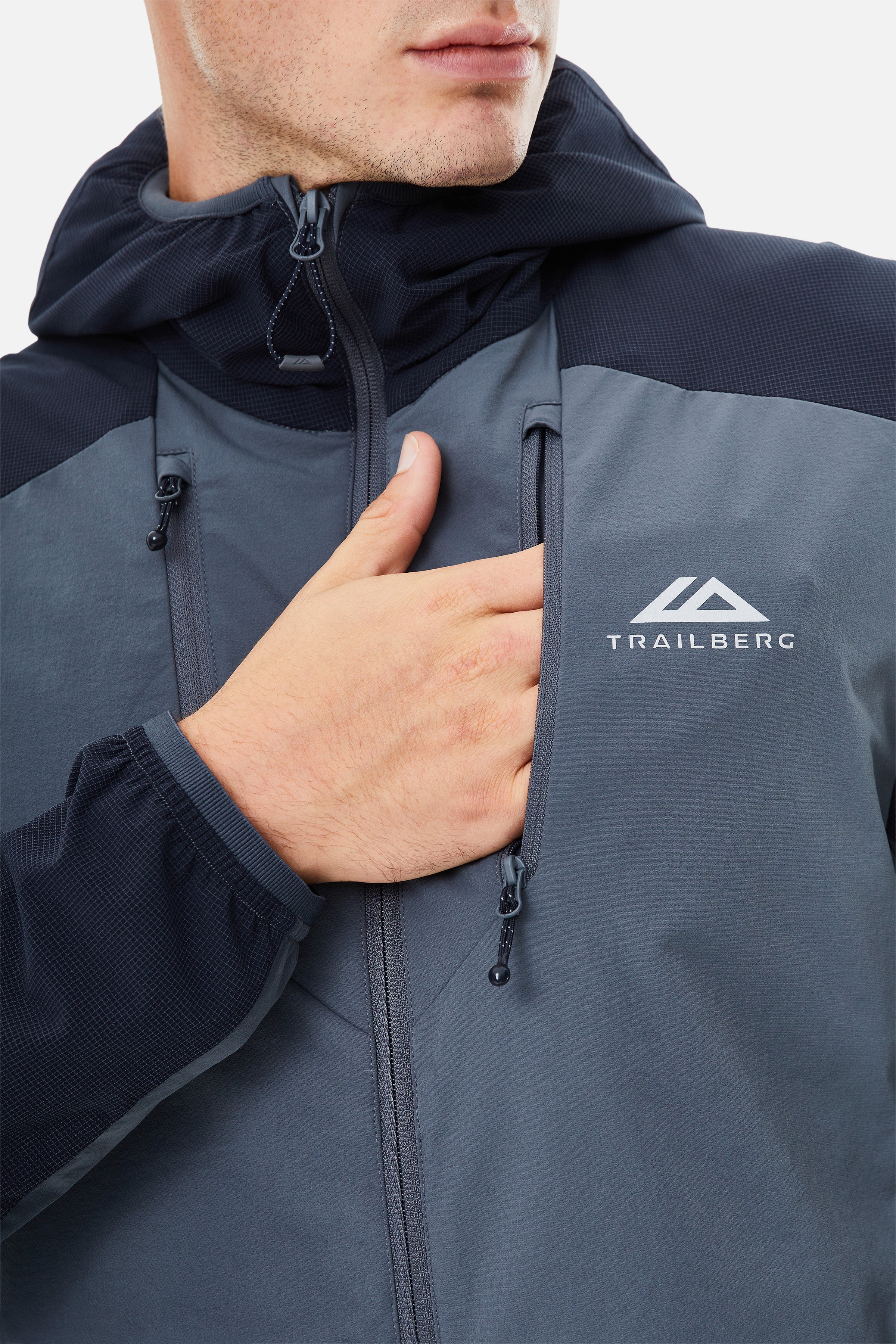 Faltenjura 2.0 Tracksuit - Storm Grey/Deep Ocean