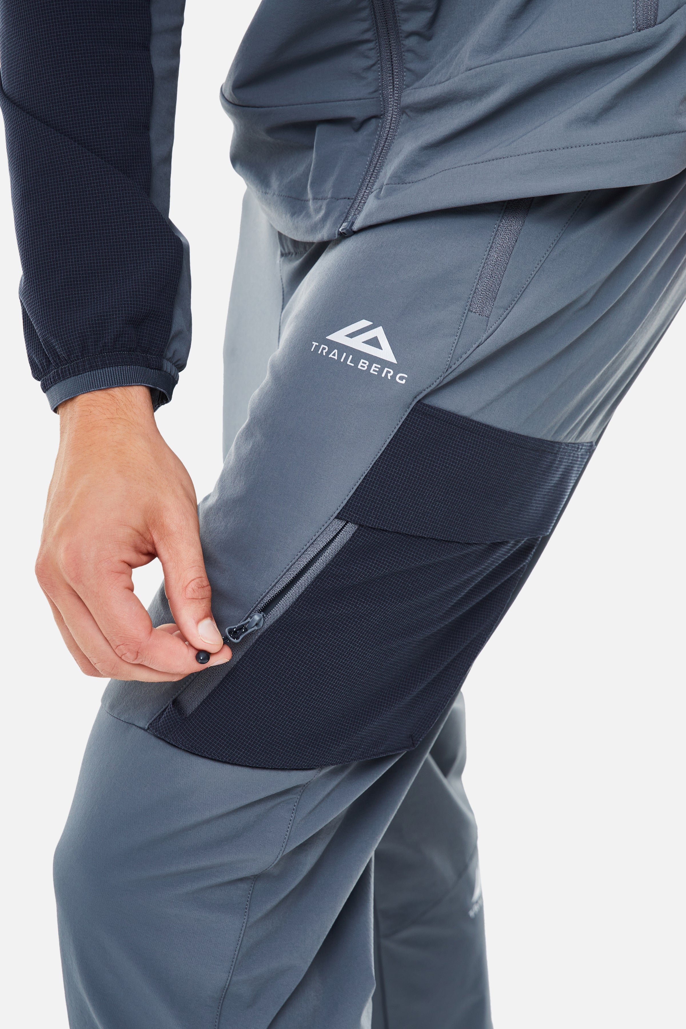 Faltenjura 2.0 Tracksuit - Storm Grey/Deep Ocean