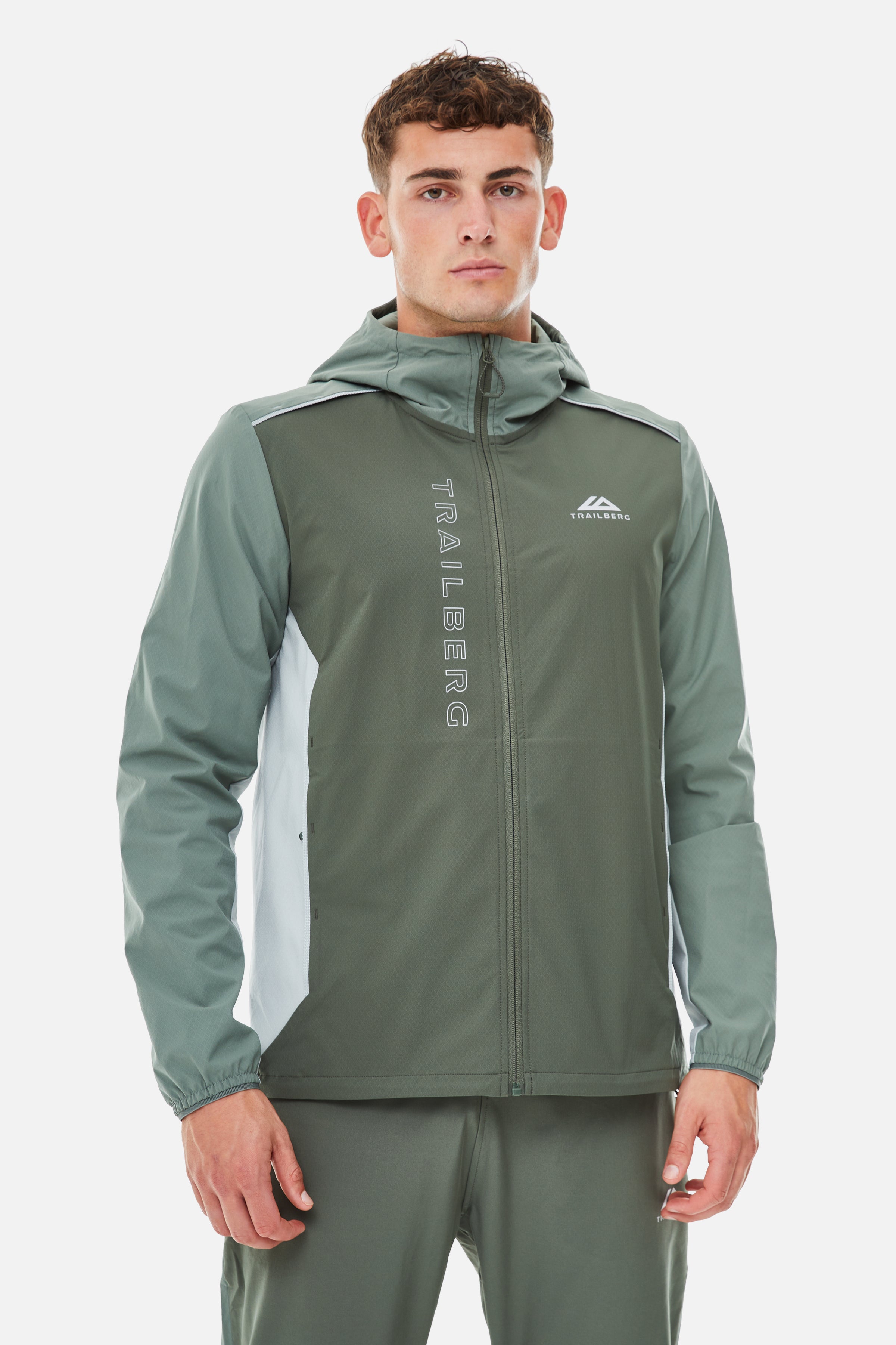 AW25 Triathlon Windbreaker - Dark Fern/Pine Dust/Frosted Leaf