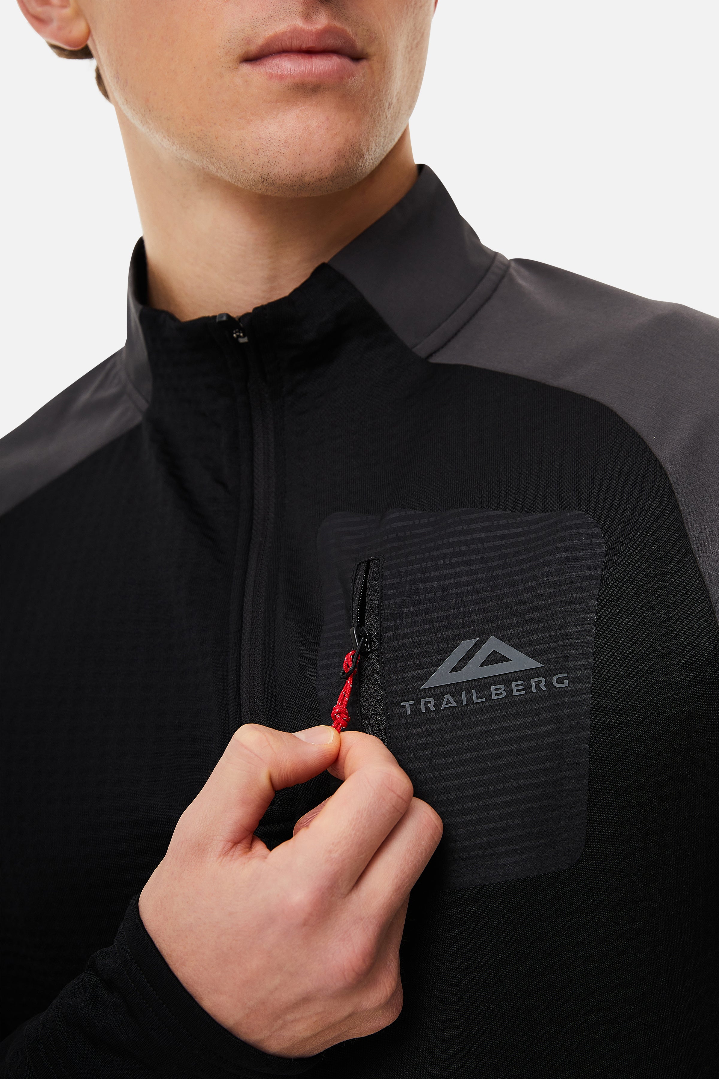 Elbrus 3.0 Quarter Zip - Black/Grey