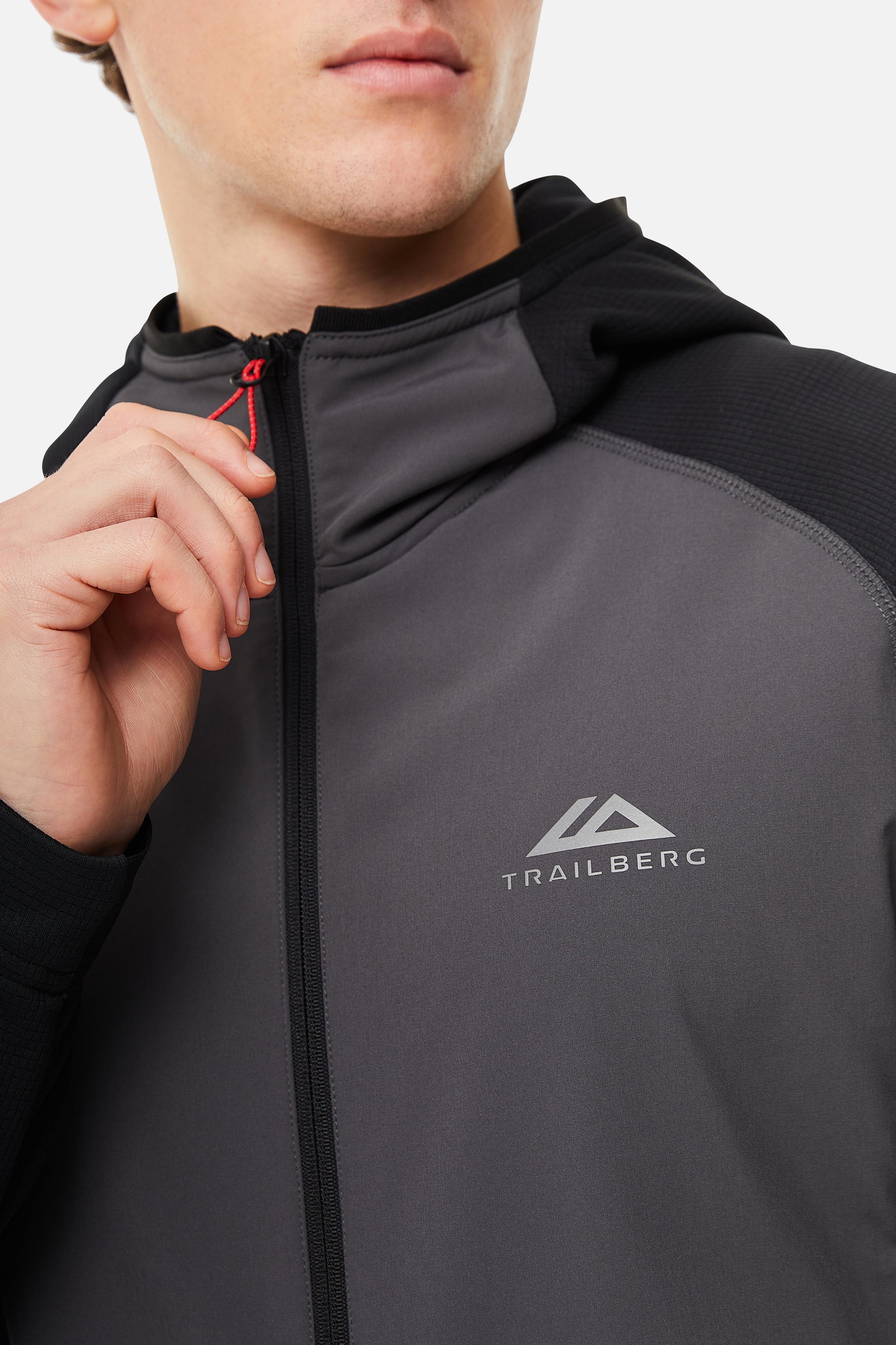 Glacier Fleece Tracksuit - Black/Grey