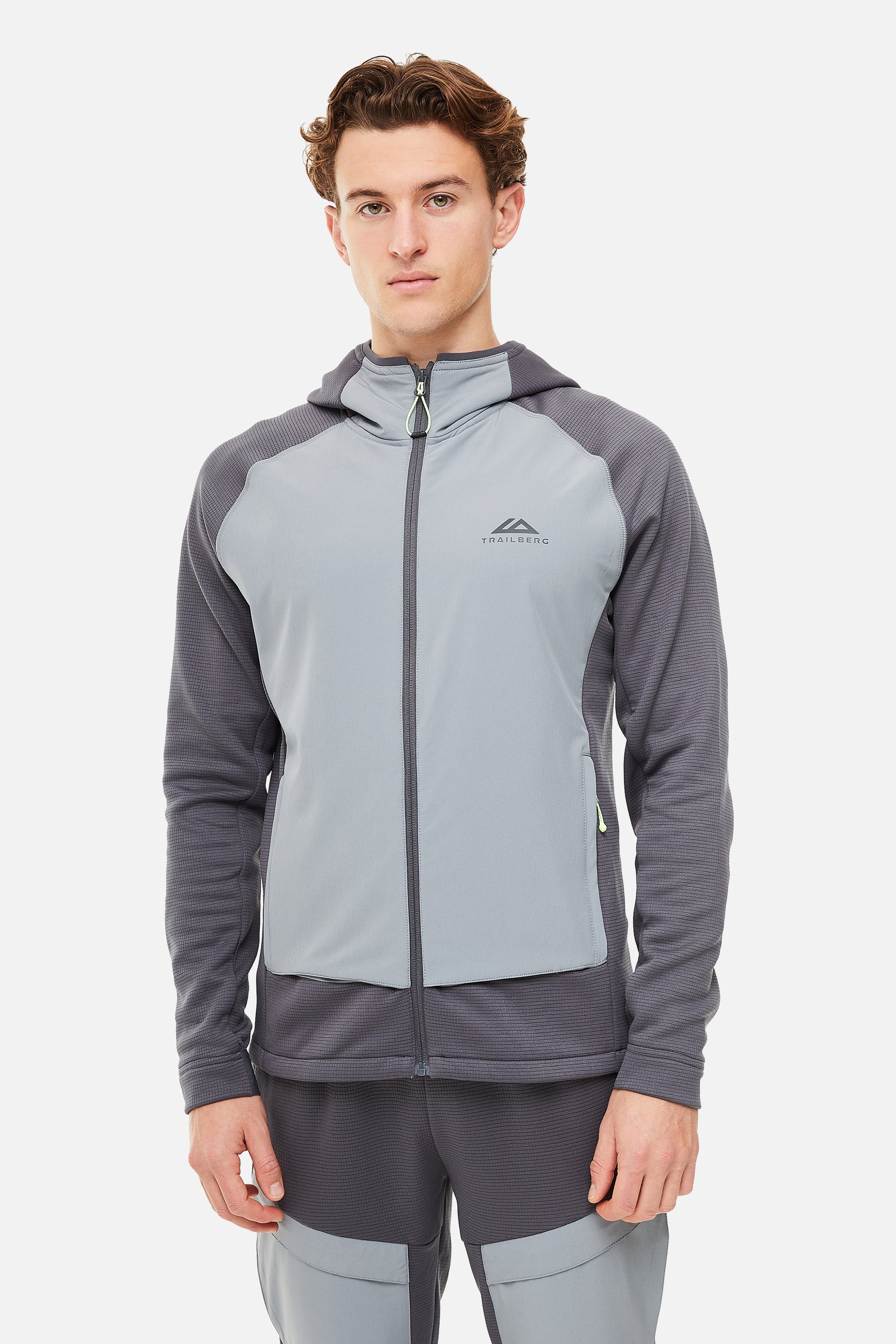 Glacier Fleece Tracksuit - Charcoal/Grey