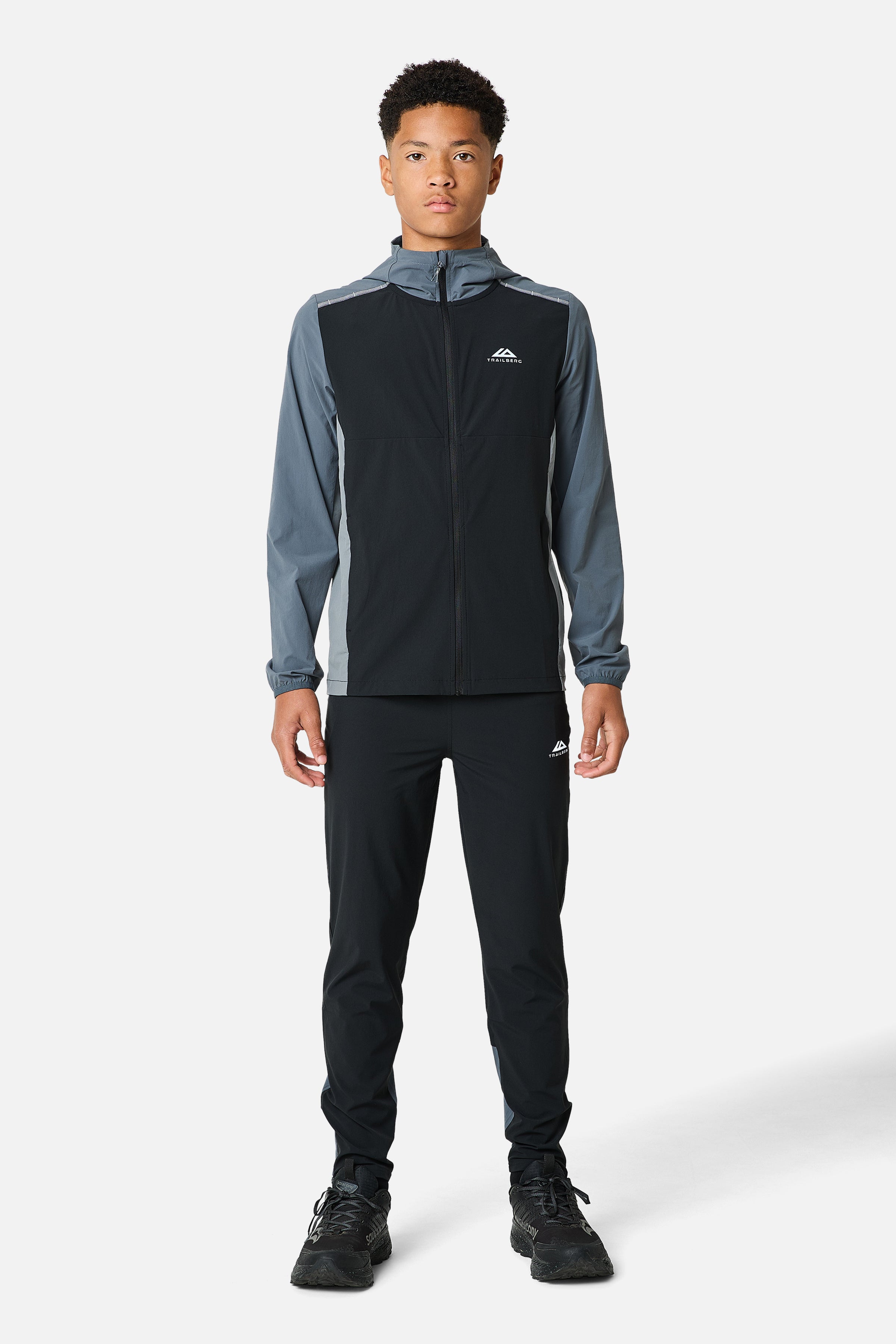 Boys Triathlon 4.0 Tracksuit - Black/Graphite Grey/Nightfall Grey/Lunar Grey