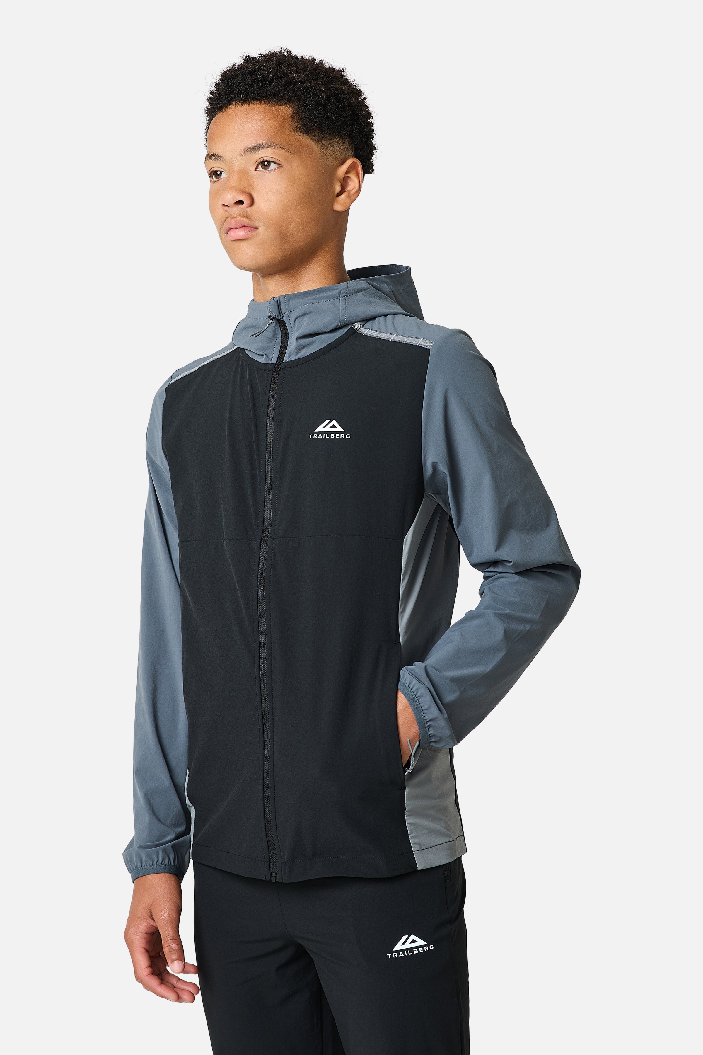 Boys Triathlon 4.0 Hood - Black/Graphite Grey/Nightfall Grey/Lunar Grey
