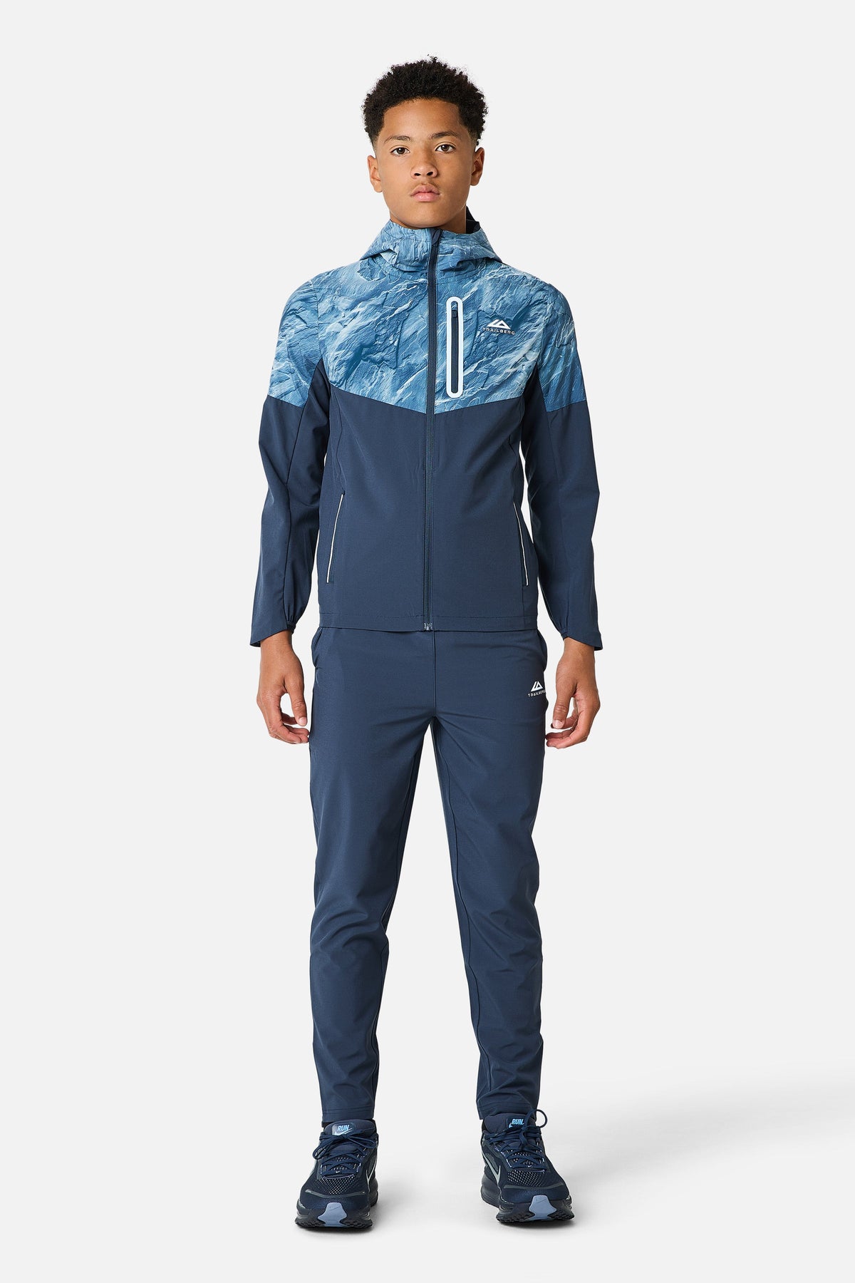 Boys Slate Tracksuit - Storm Blue/Washed Indigo
