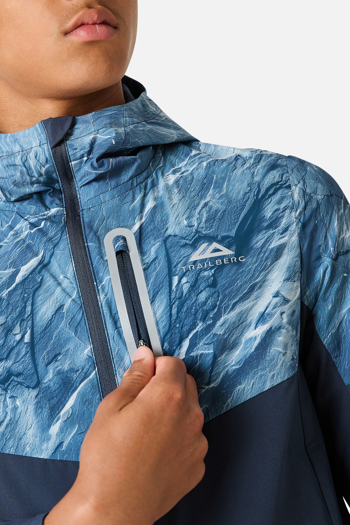 Boys Slate Windbreaker - Storm Blue/Washed Indigo