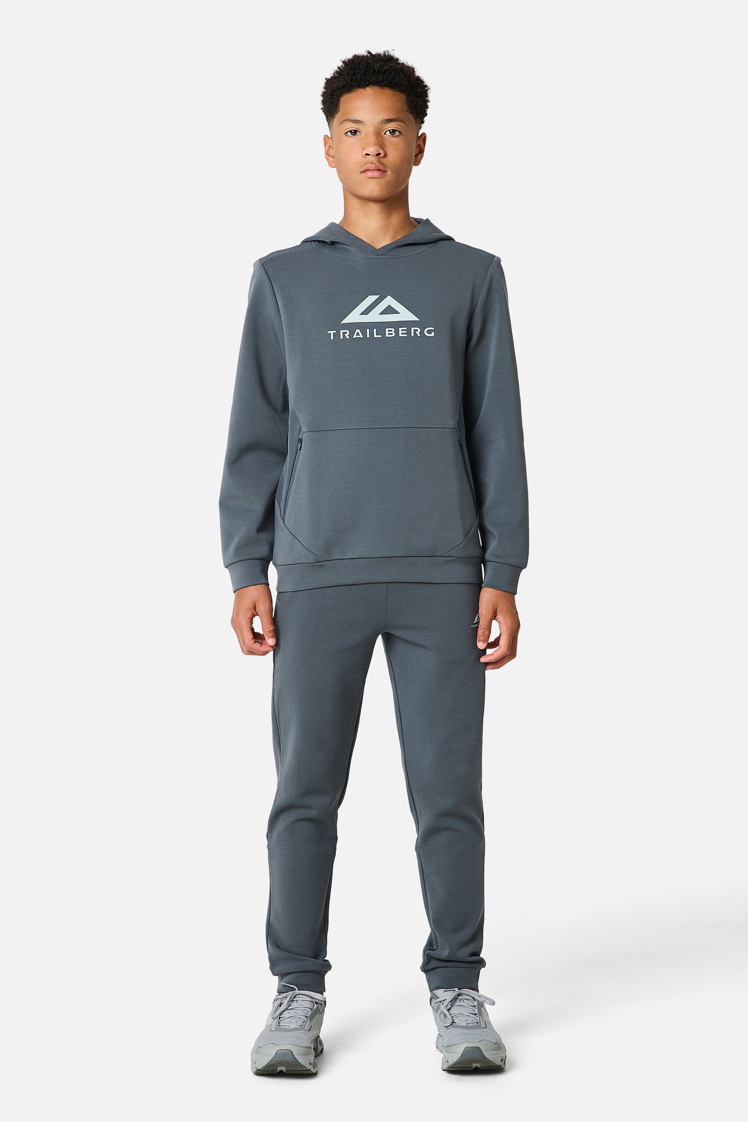 Boys Stormlight Tracksuit - Graphite Grey/Lunar Grey