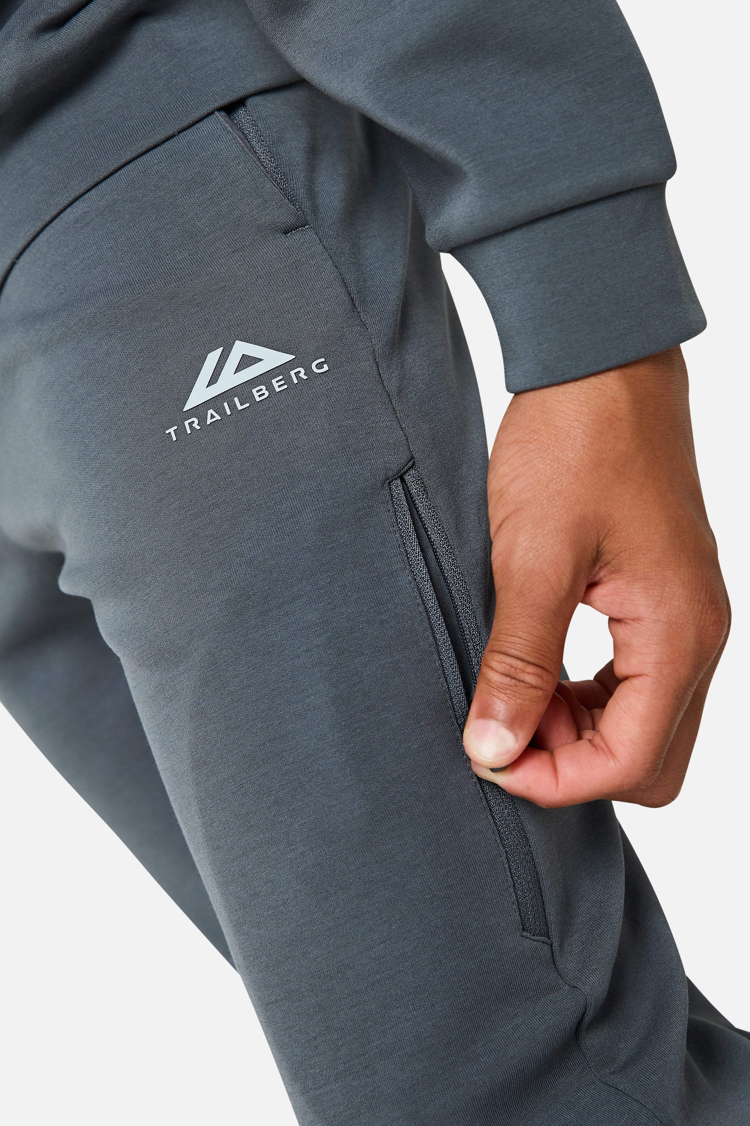 Boys Stormlight Tracksuit - Graphite Grey/Lunar Grey