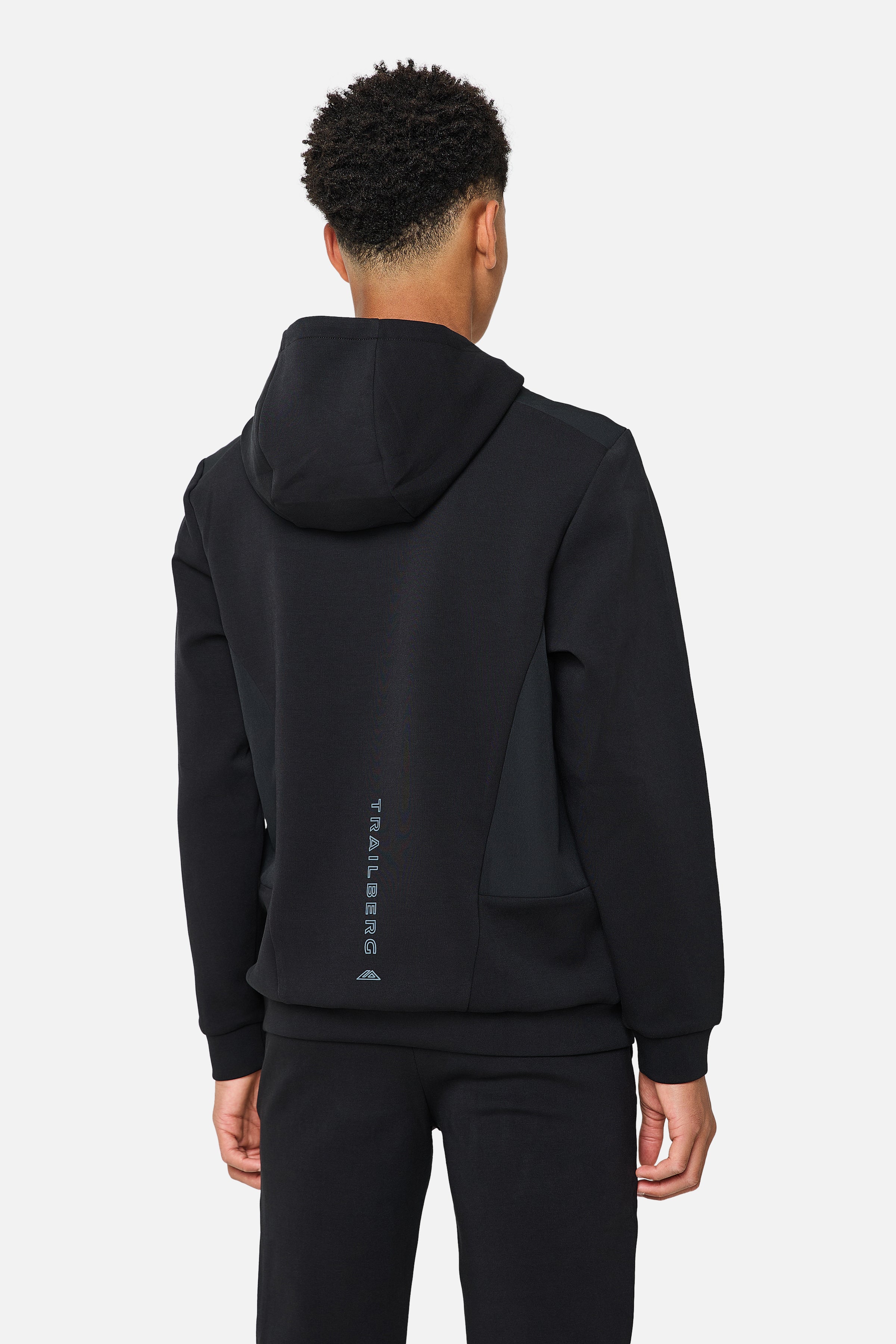 Boys Stormlight Hood - Black/Graphite Grey