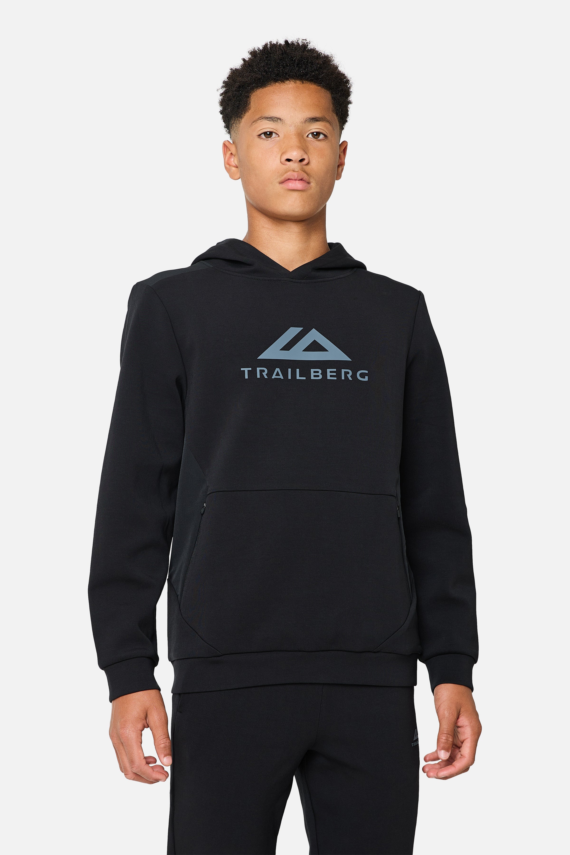 Boys Stormlight Hood - Black/Graphite Grey