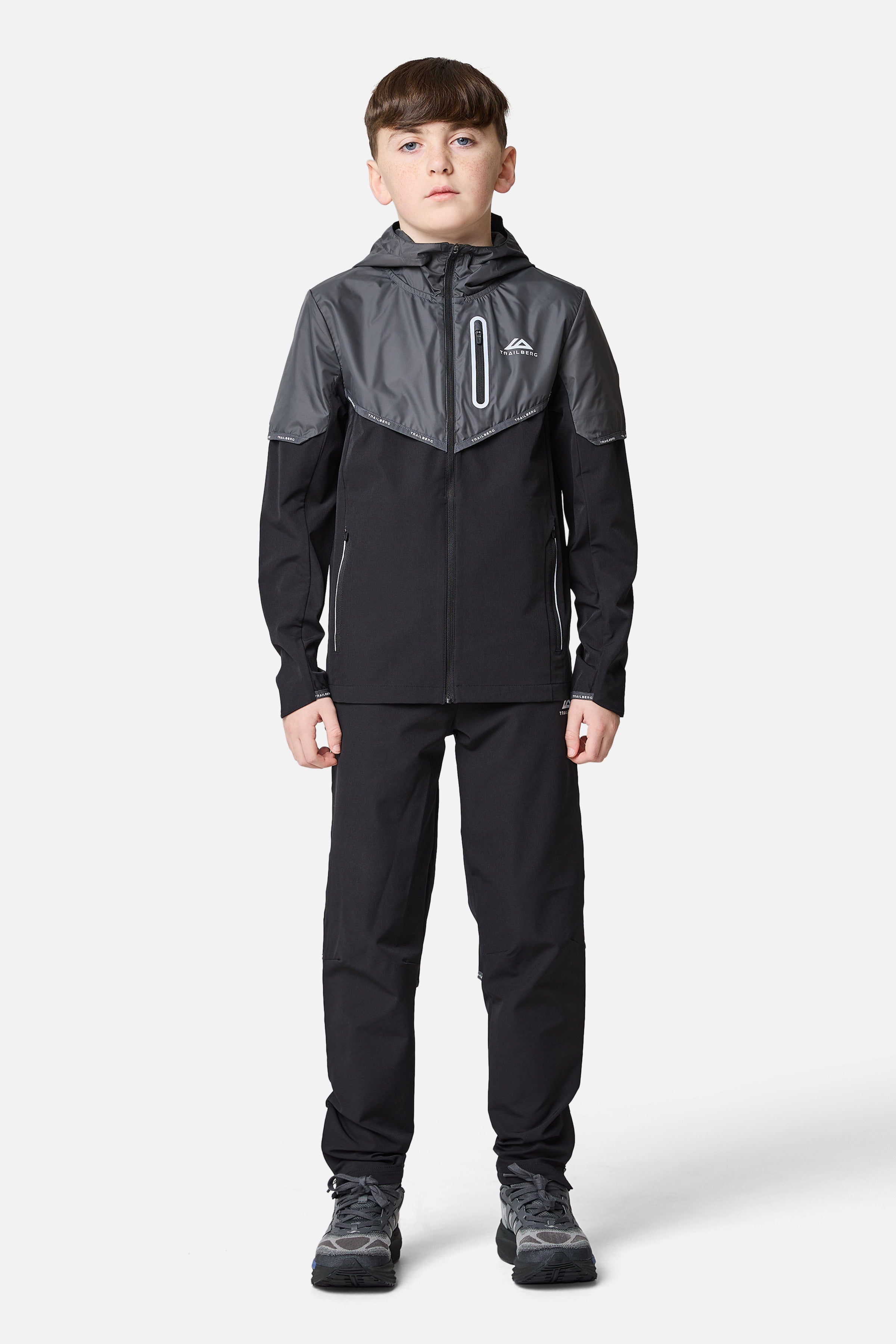 Boys Vertigo Tape Pant - Black/Volcano Grey