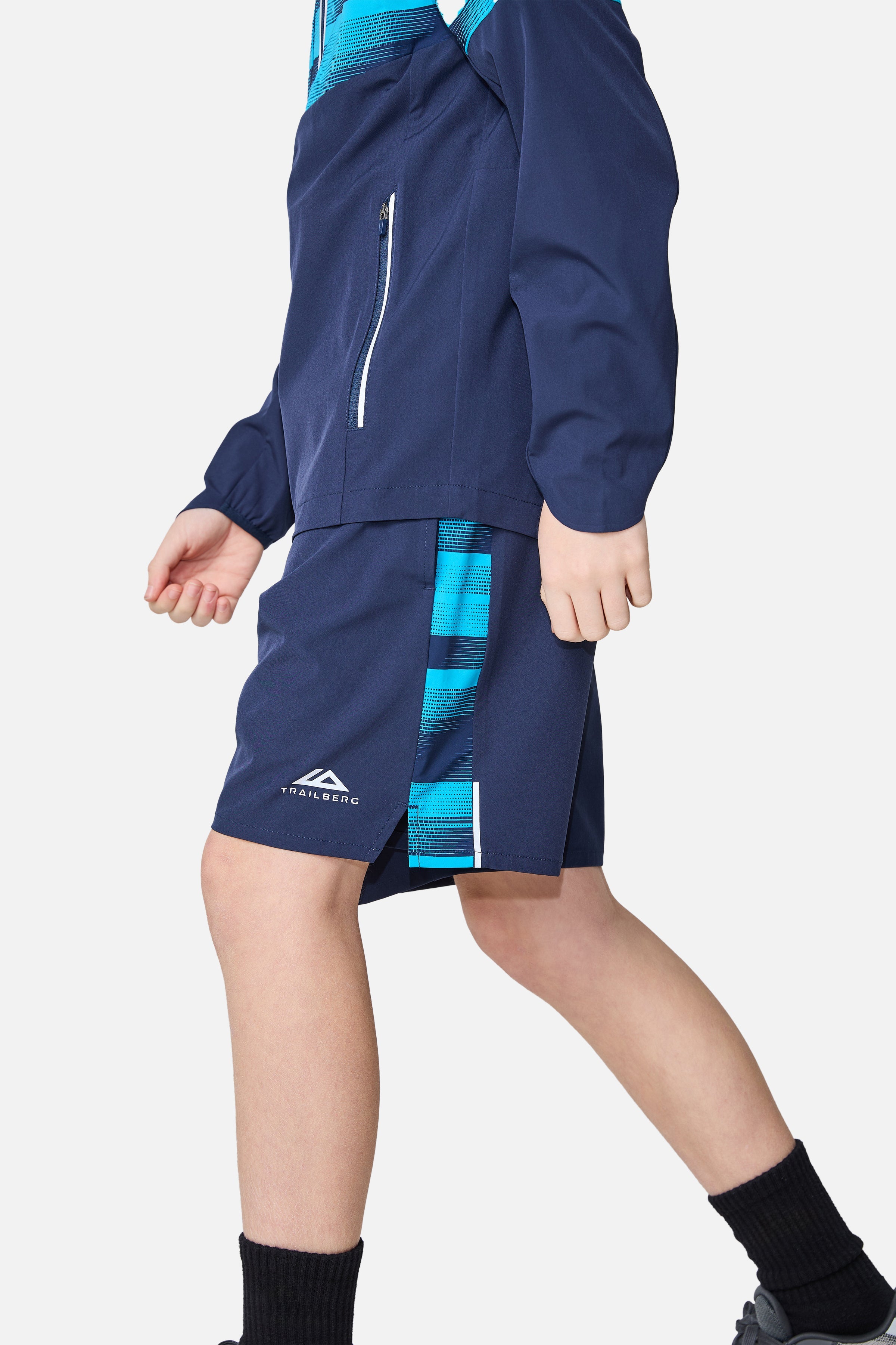 Jongens Twinset – Marineblauw/Mystic Ocean