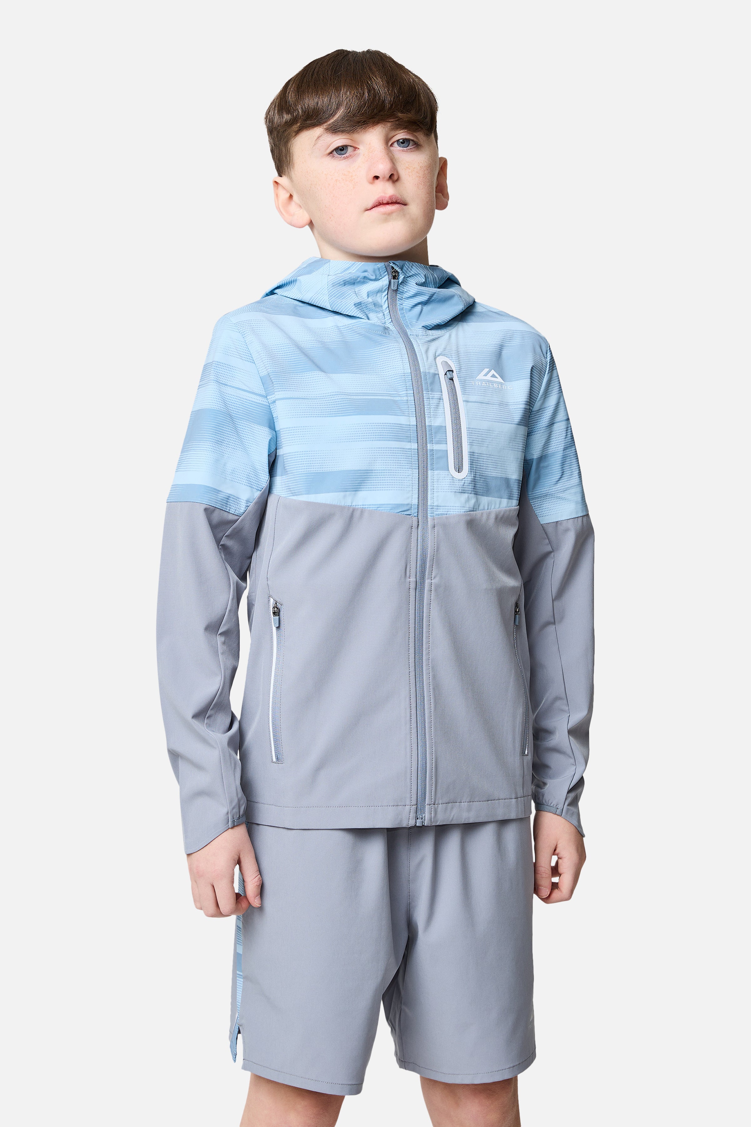 Jungen Windbreaker – Cloud Haze/Dove Blue/Washed Indigo