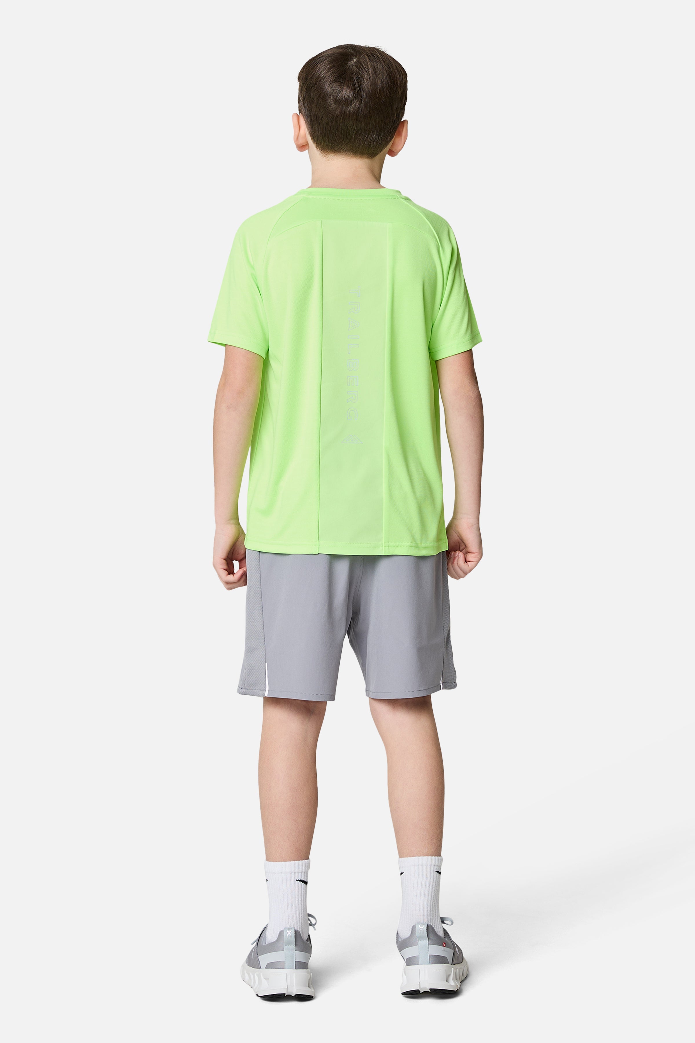 Boys Cloud Tee - Neon Lime