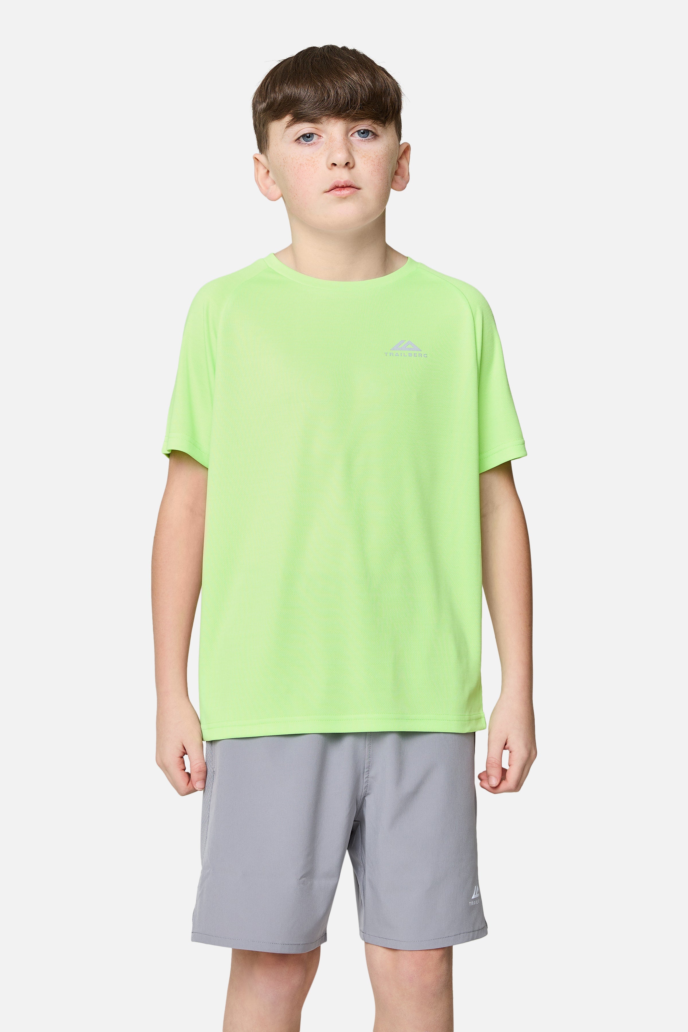 Boys Cloud Tee - Neon Lime