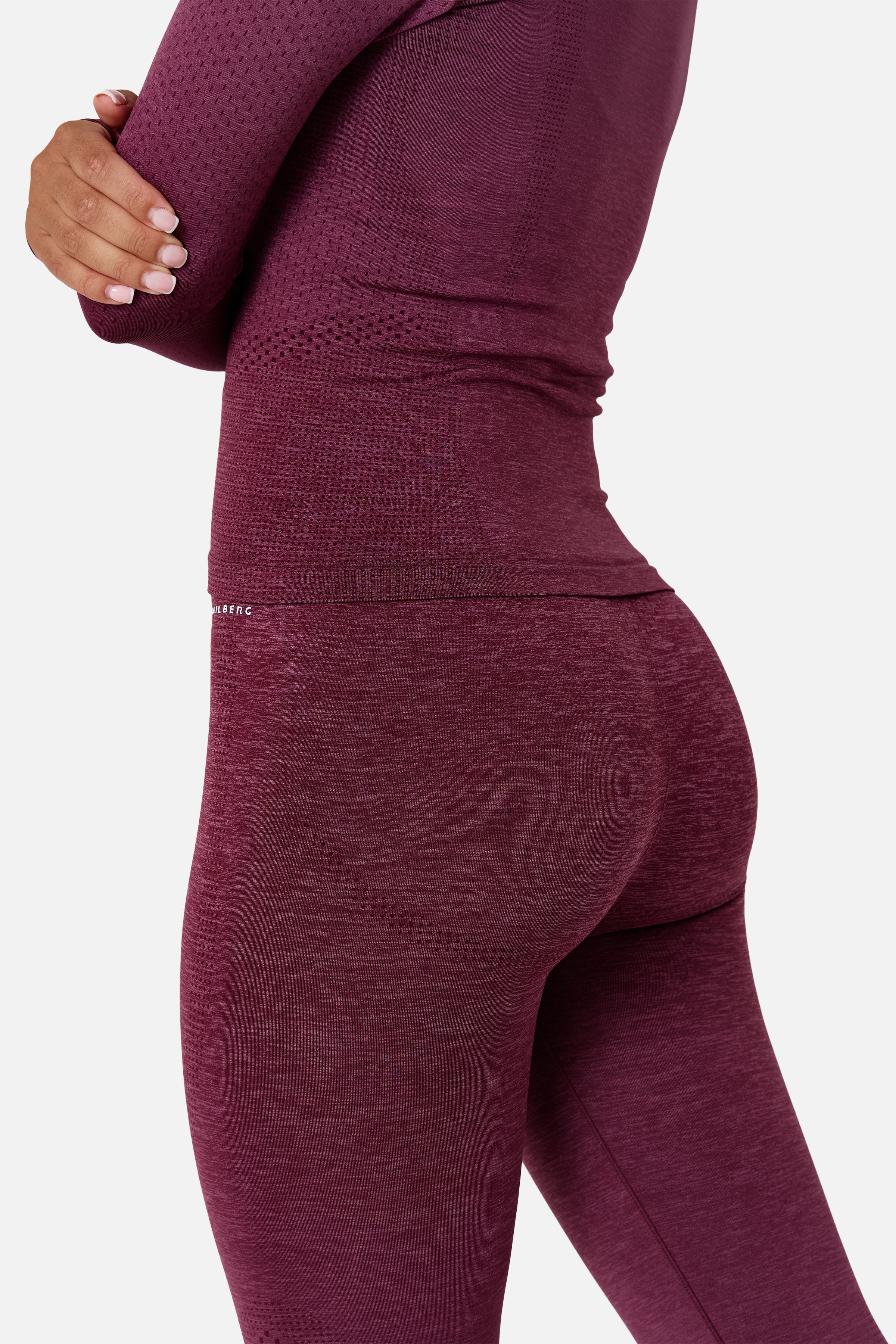 Womens Evocurve Seamless Jacket Set - Mineral Blush