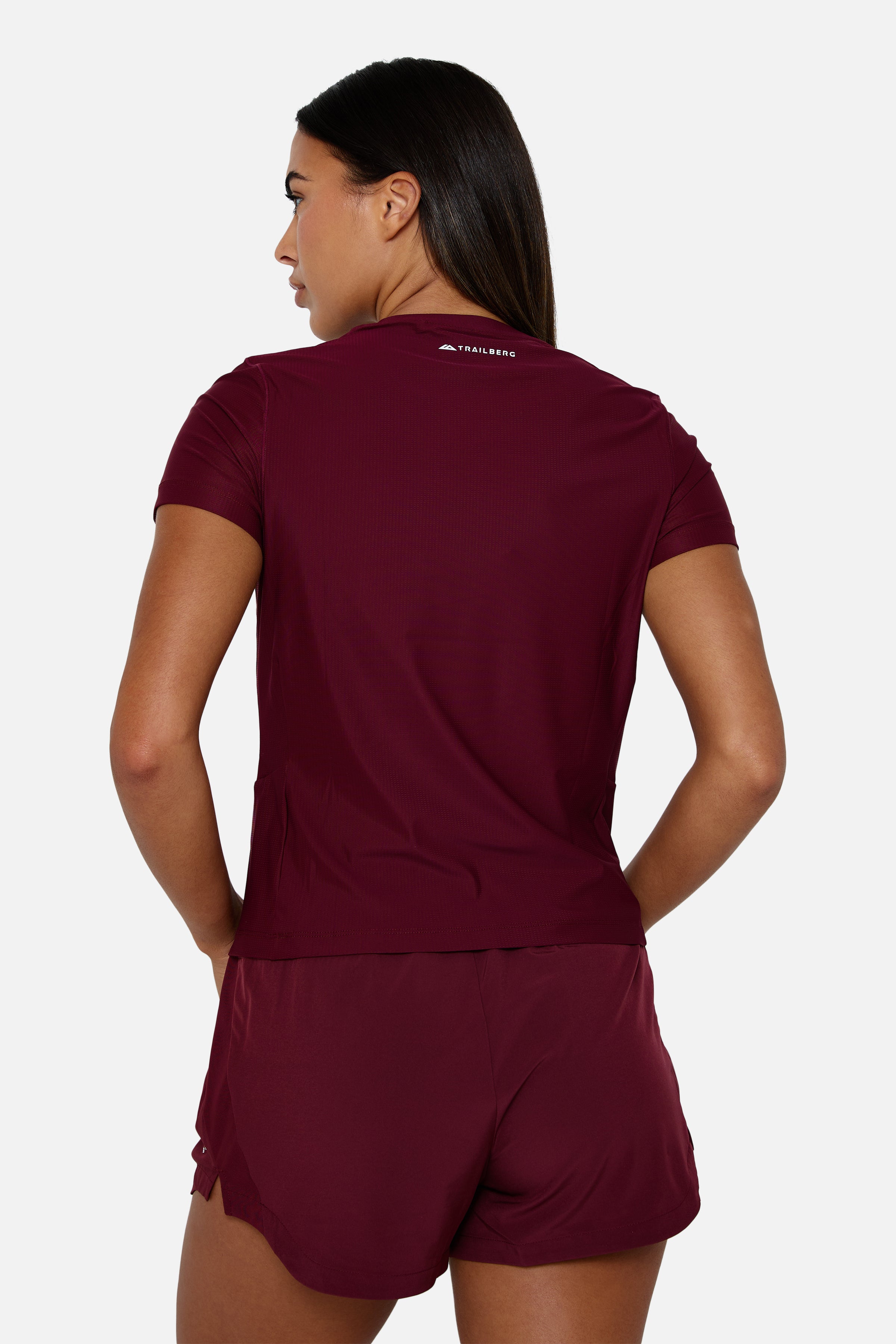 Womens Tide Tee - Deep Claret