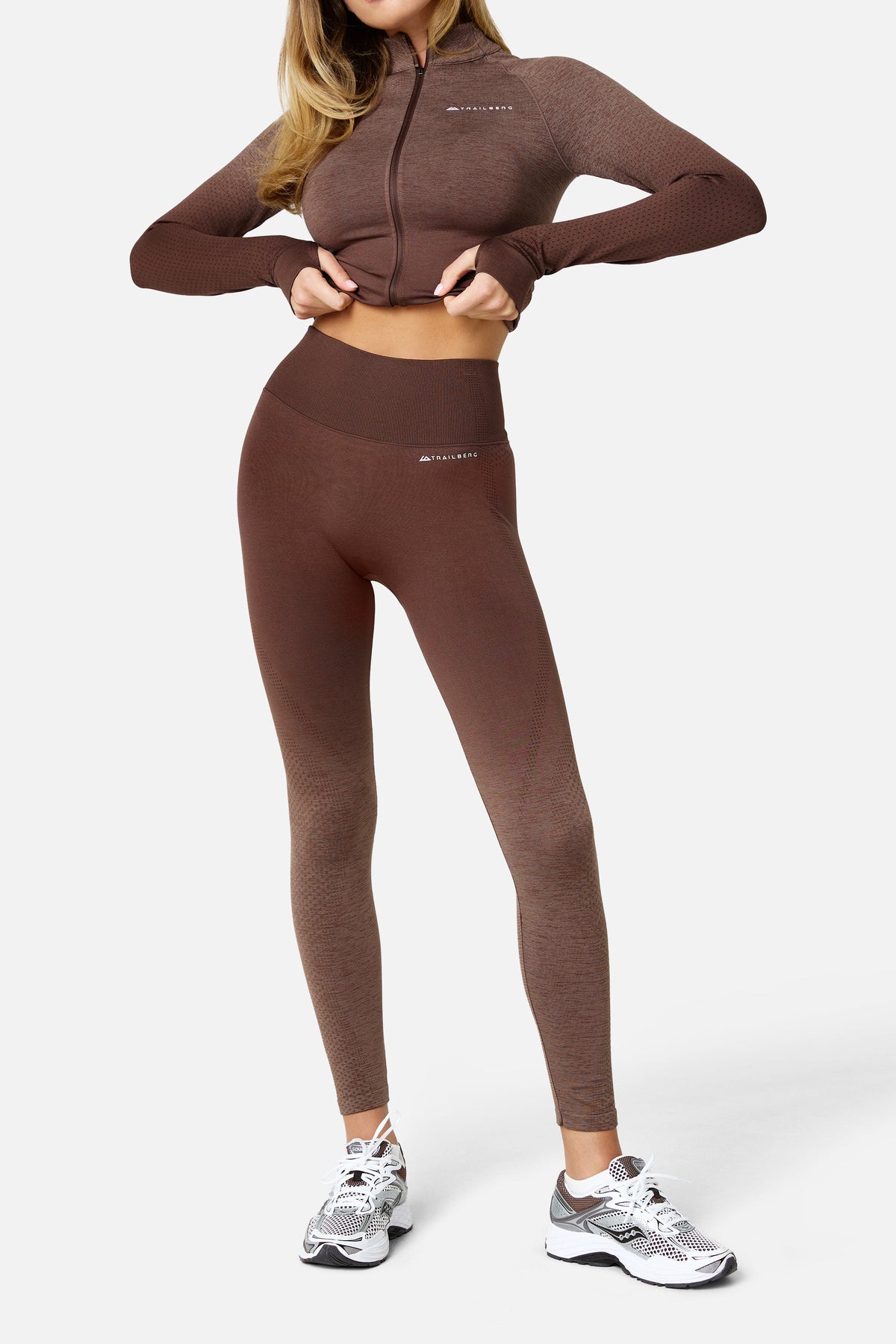 Womens Evocurve Seamless Legging - Bitter Chocolate