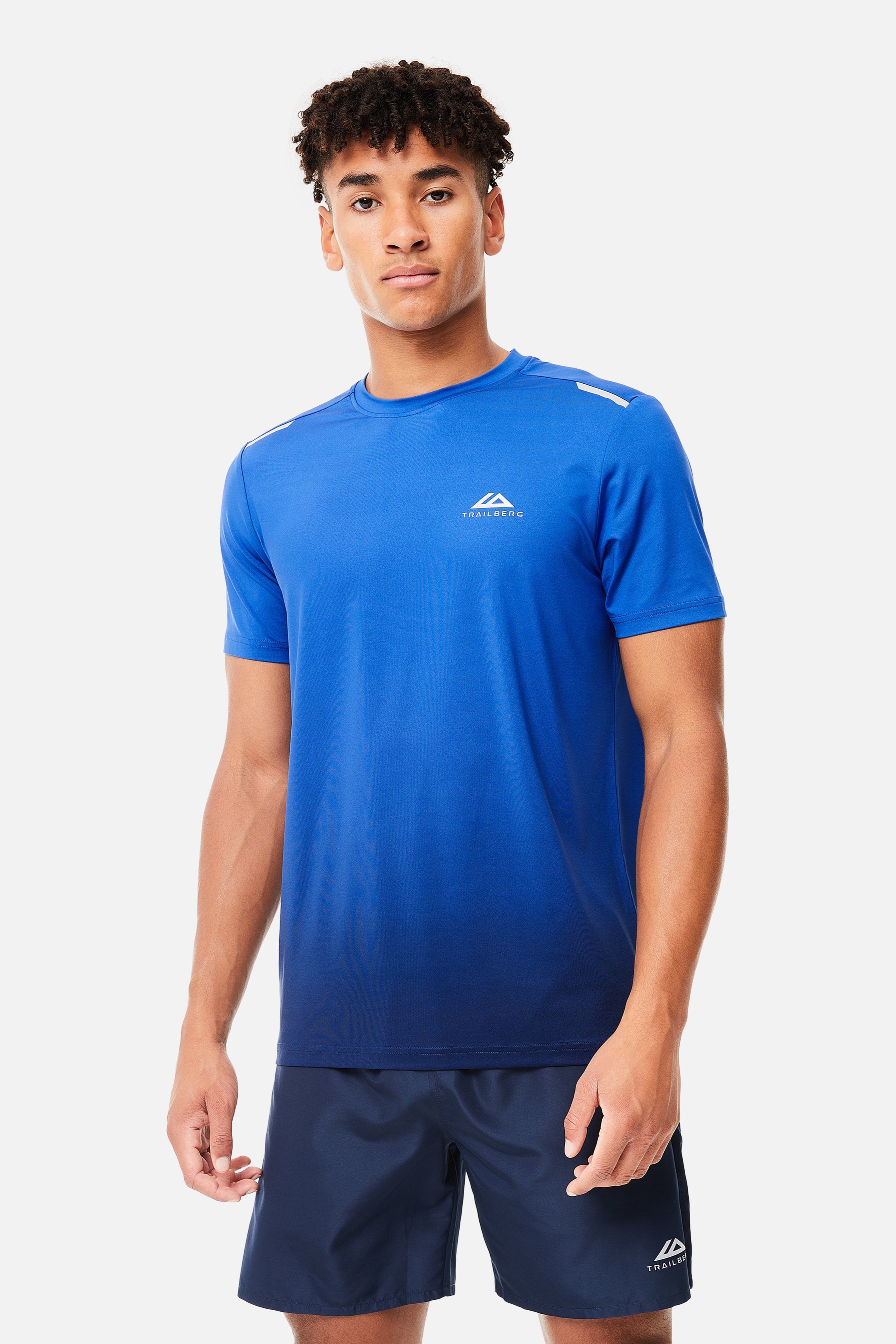 Gradient Tee - Navy/Cobalt