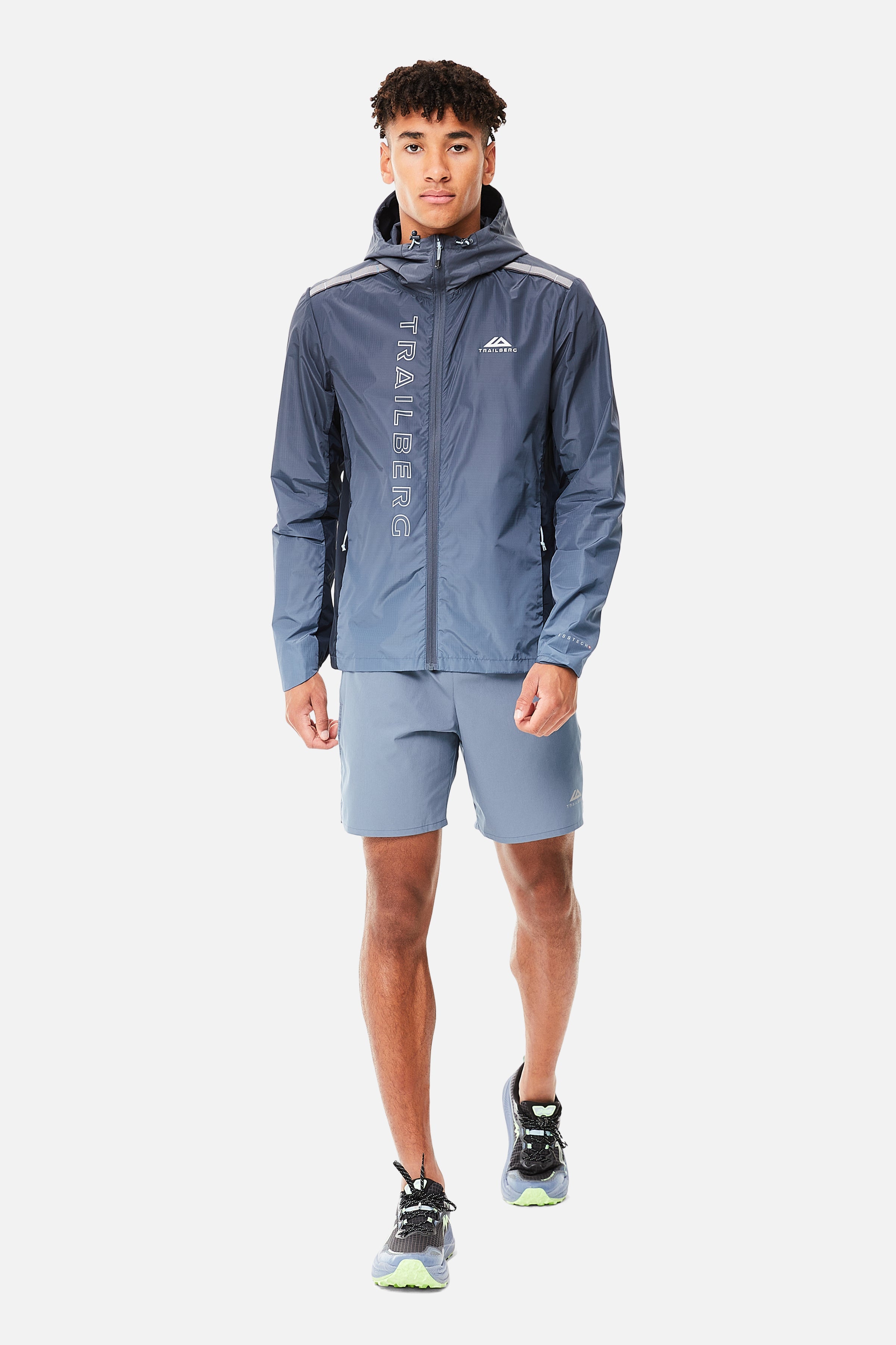 Gradient Windbreaker - Blue