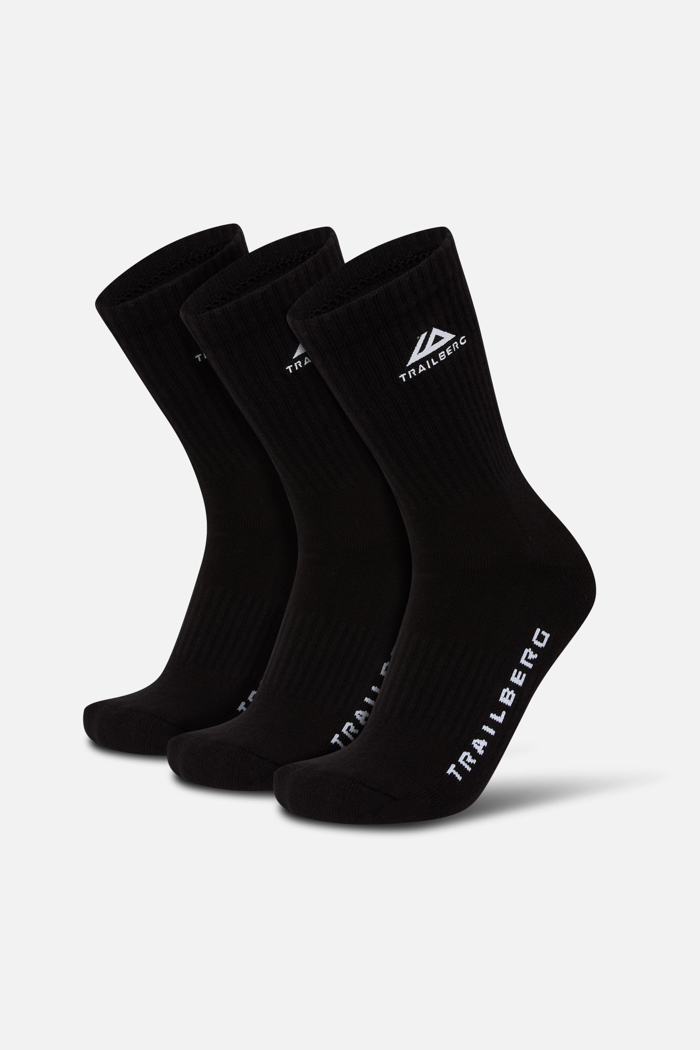 Edgebound 3 Pack Sock - Black