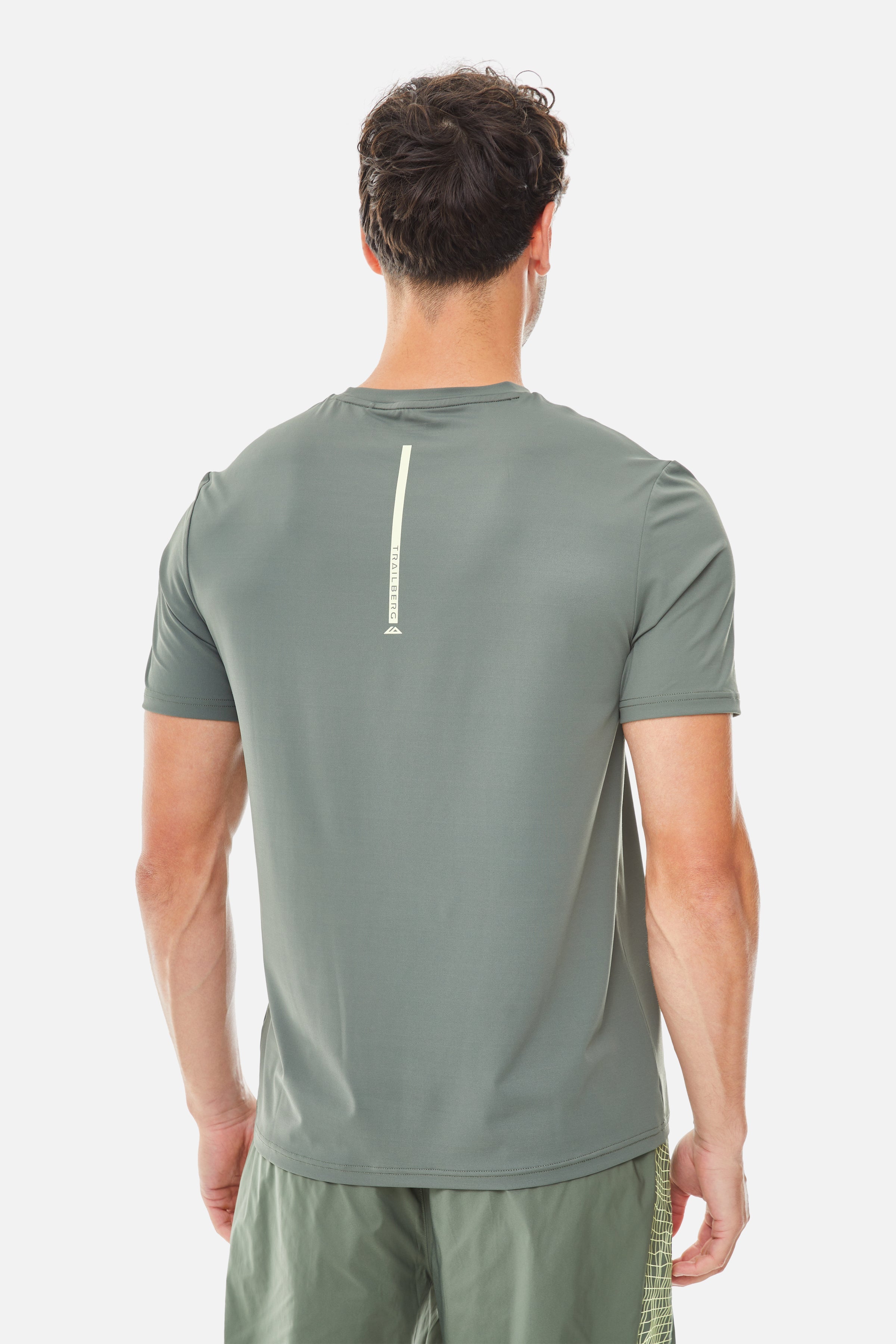 Vantage Tee - Dark Fern/Pale Citrus