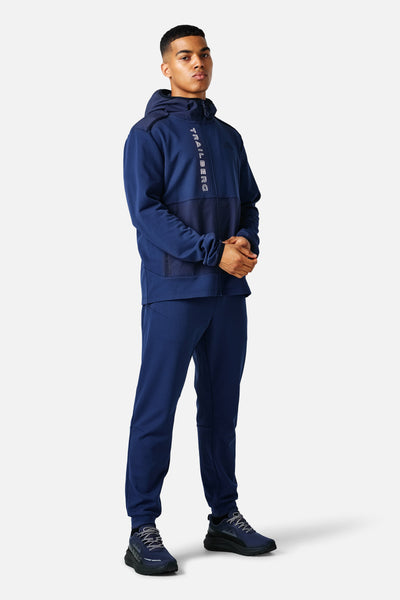 Triathlon Ultra Fleece Zip Hood - Shadowcore/Midnight Blue