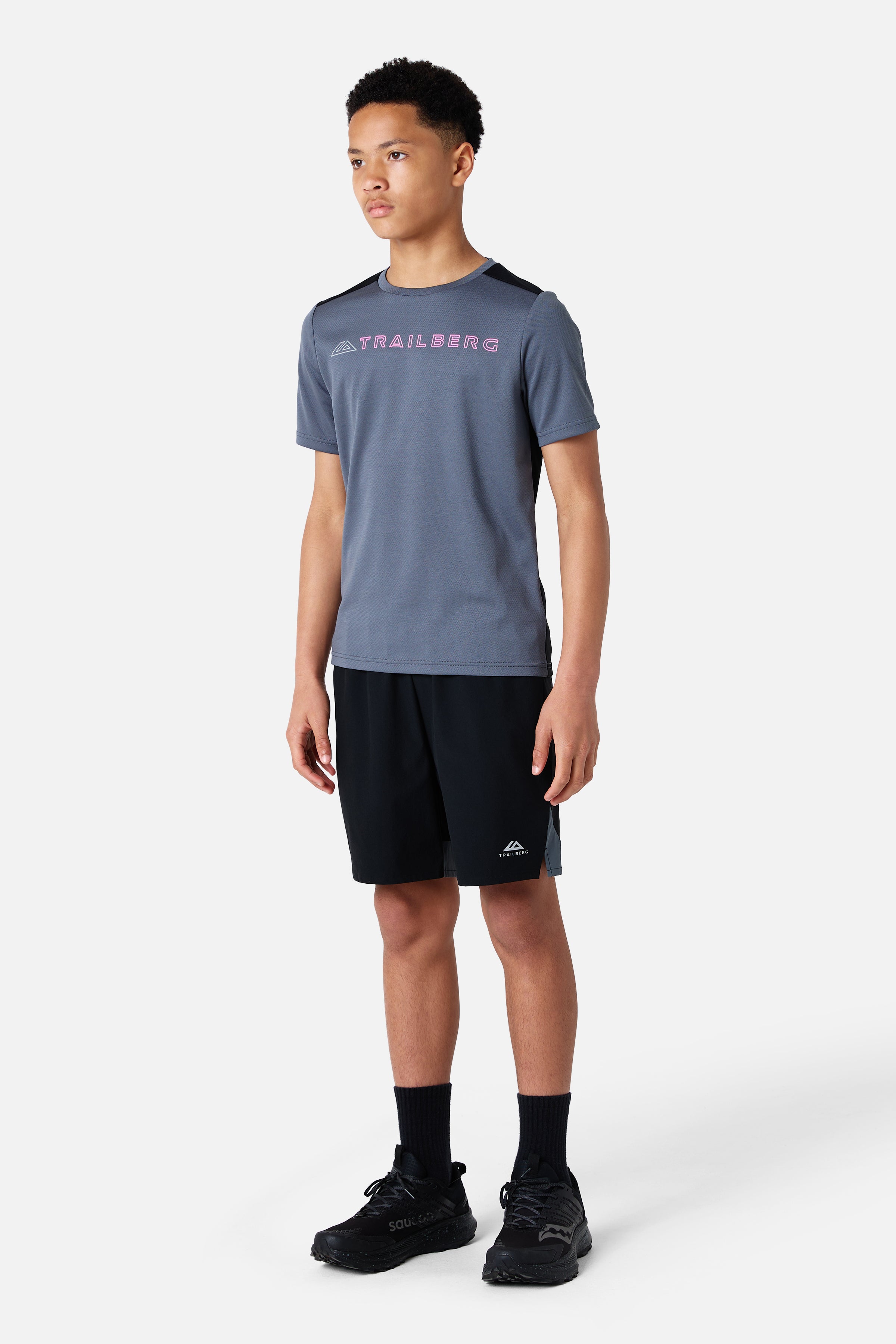 Boys Triathlon 4.0 Twinset - Black/Storm Grey/Cosmic Pink