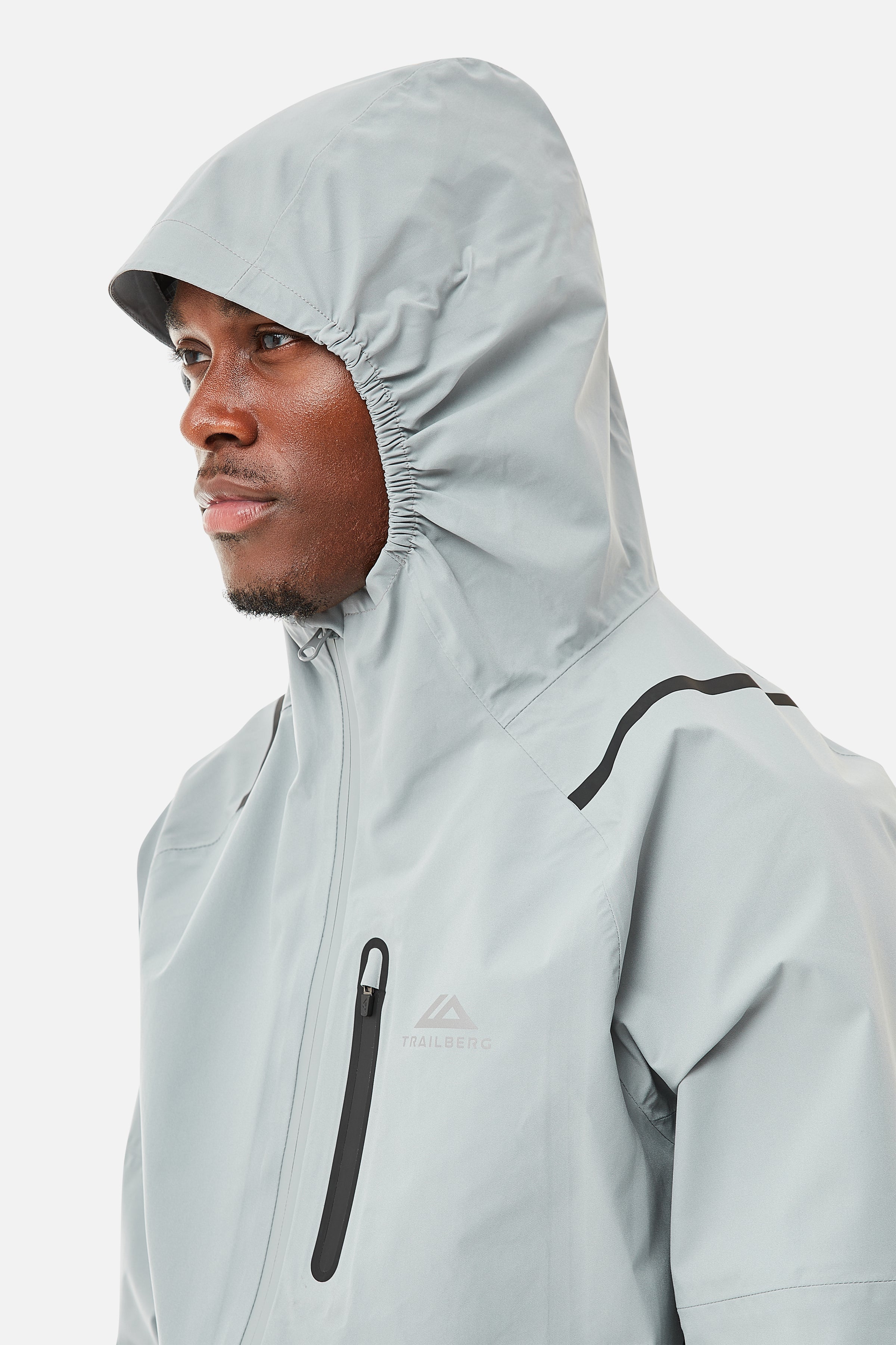 VESTE TECHNIQUE IMPERMÉABLE - GRIS