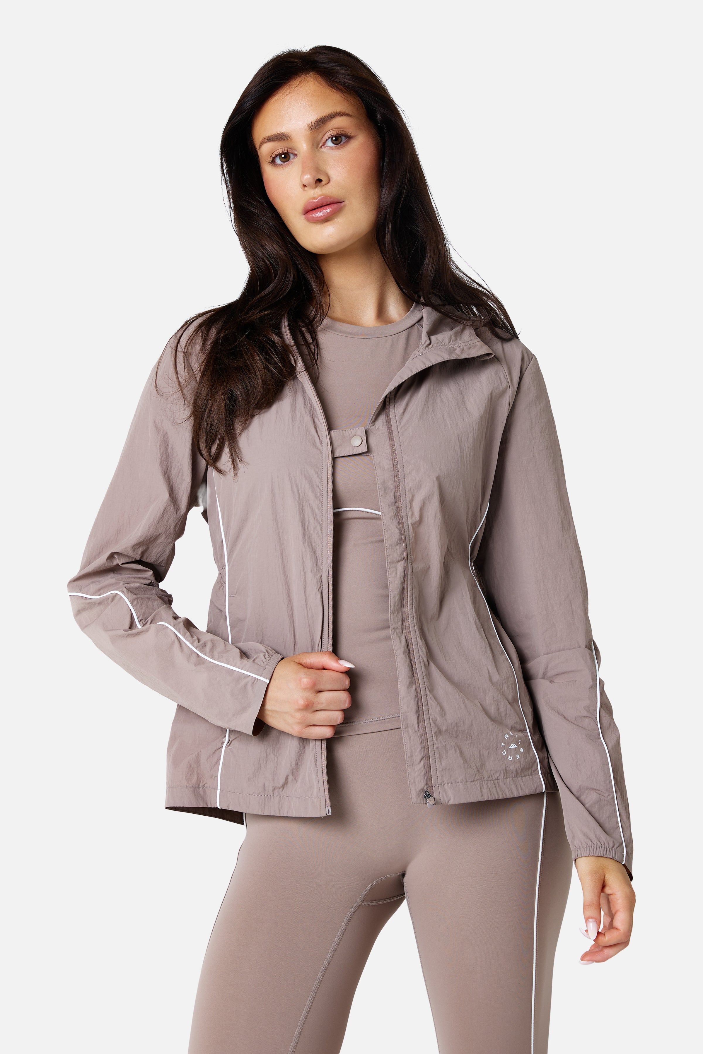 Womens Drift Windbreaker - Dusty Mauve