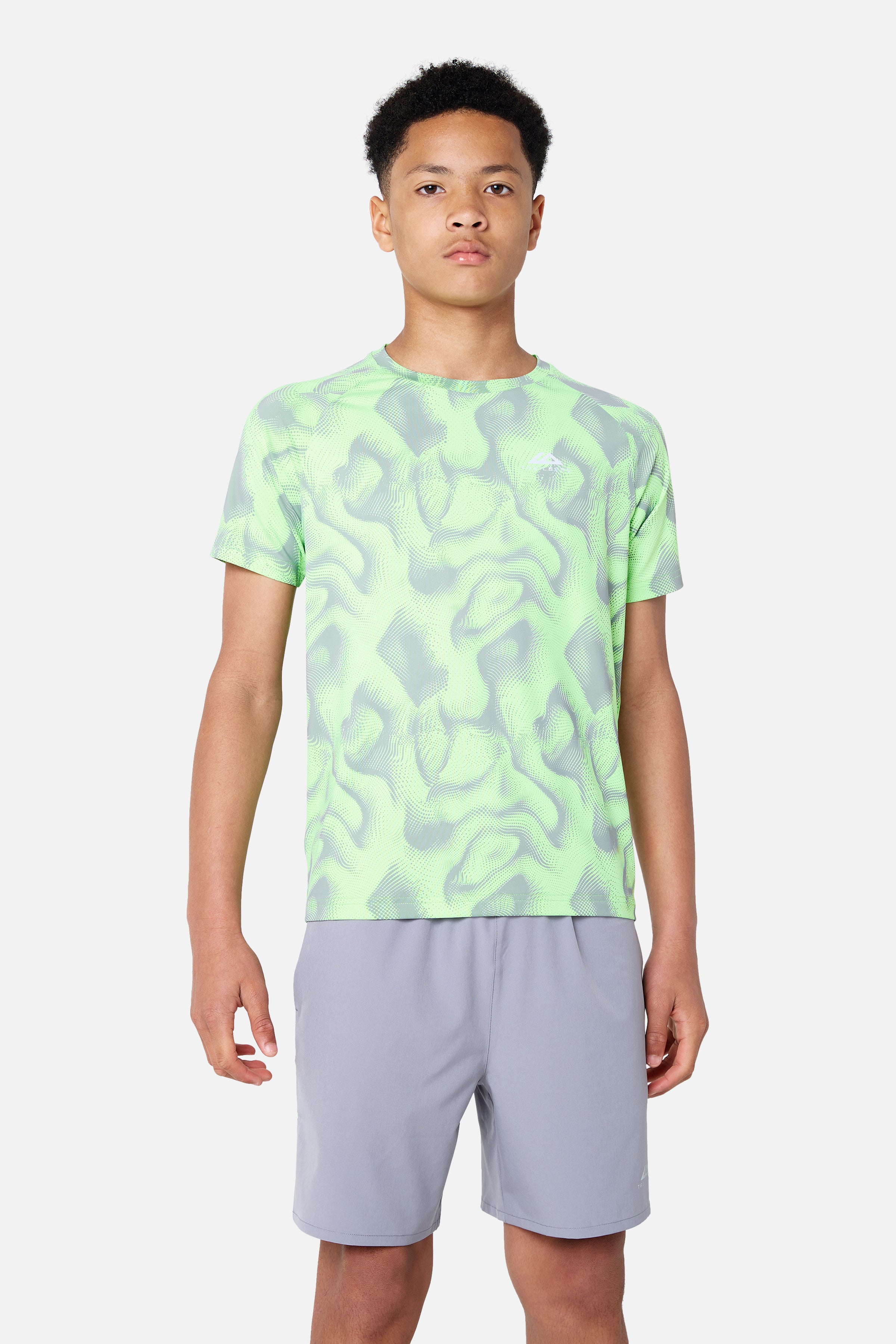 Boys Kinetic Twinset - Moon Grey/Neon Lime