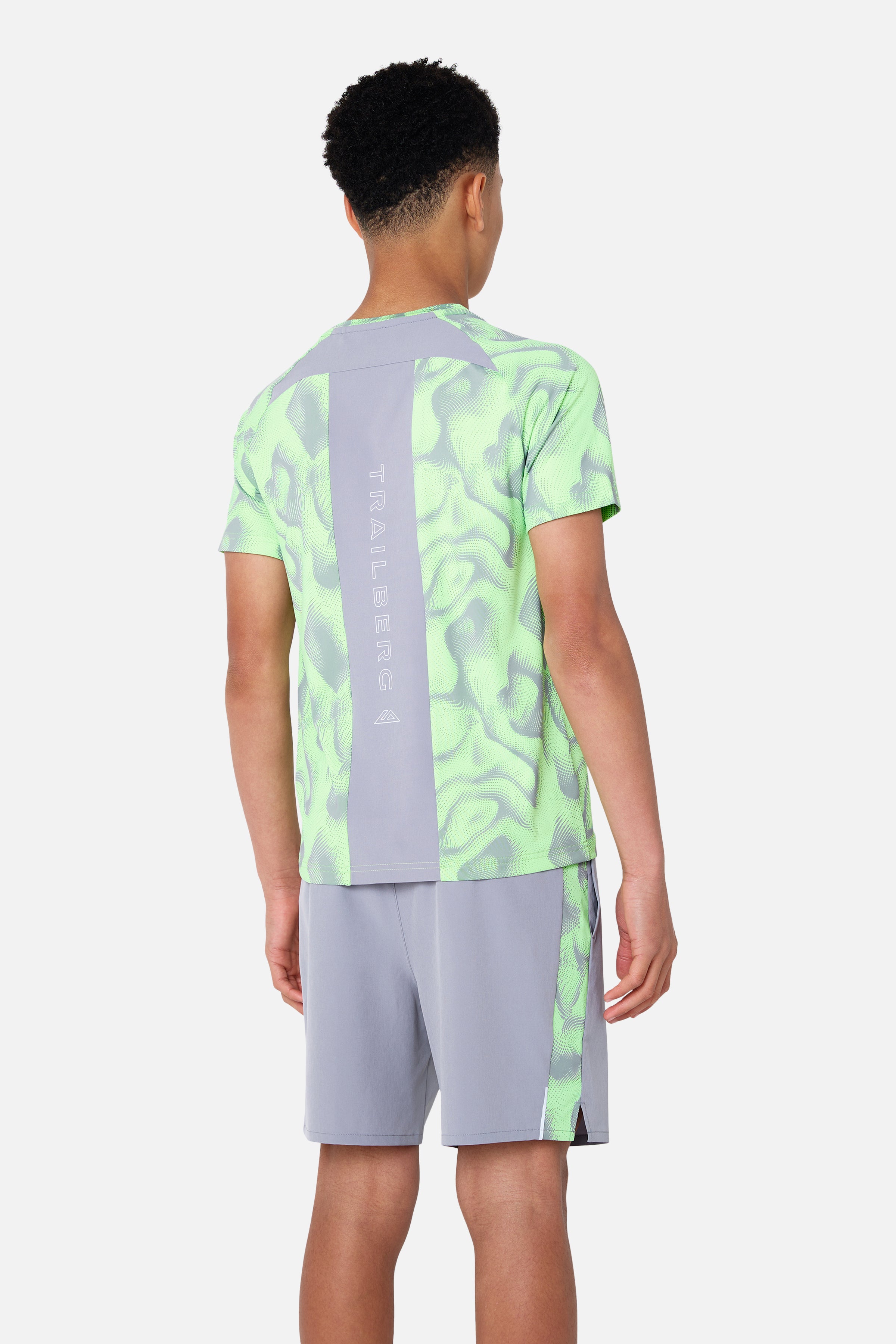 Boys Kinetic Twinset - Moon Grey/Neon Lime