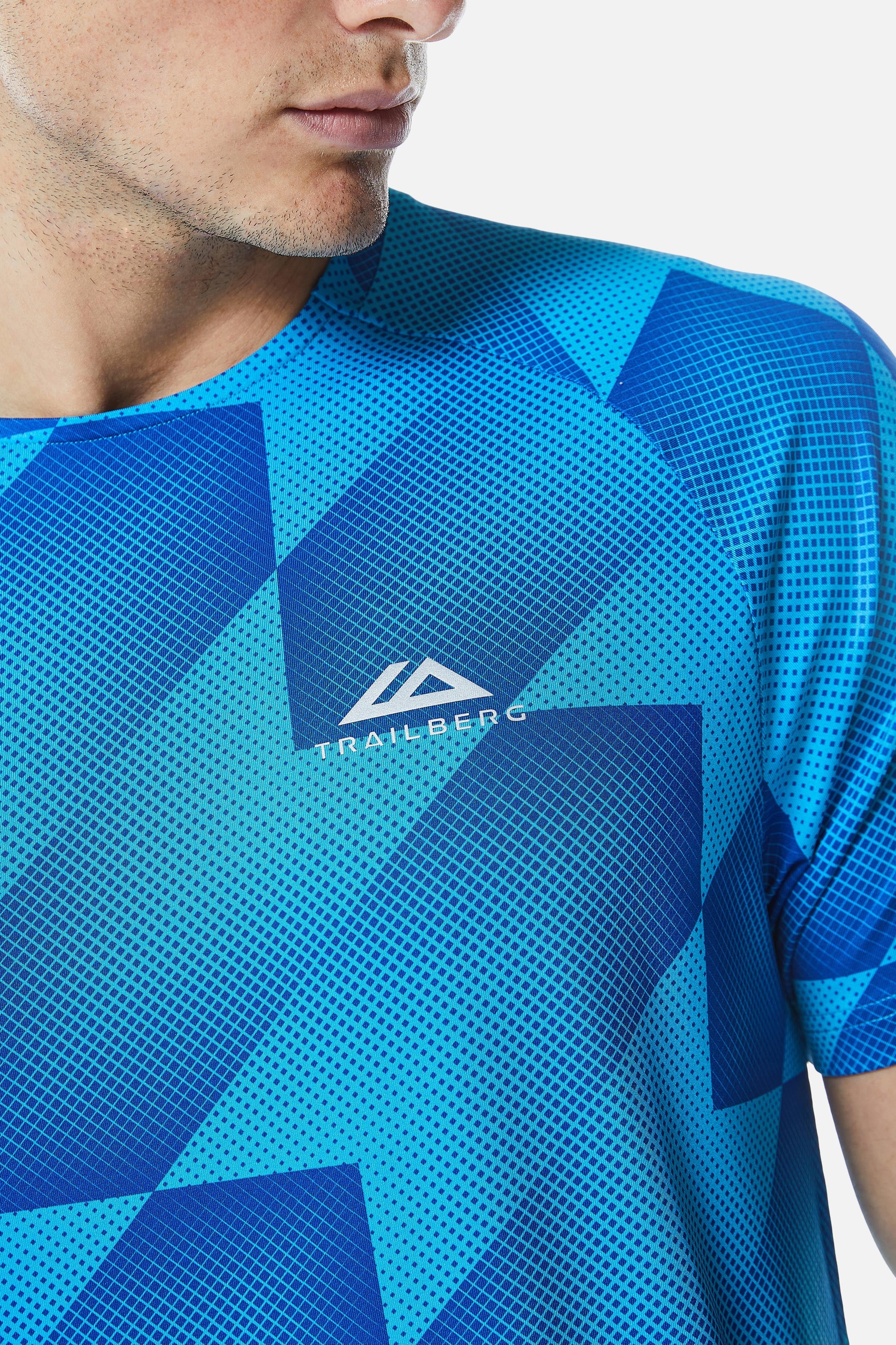 Chevron Tee - Twilight Haze/Mystic Ocean/Navy Blue