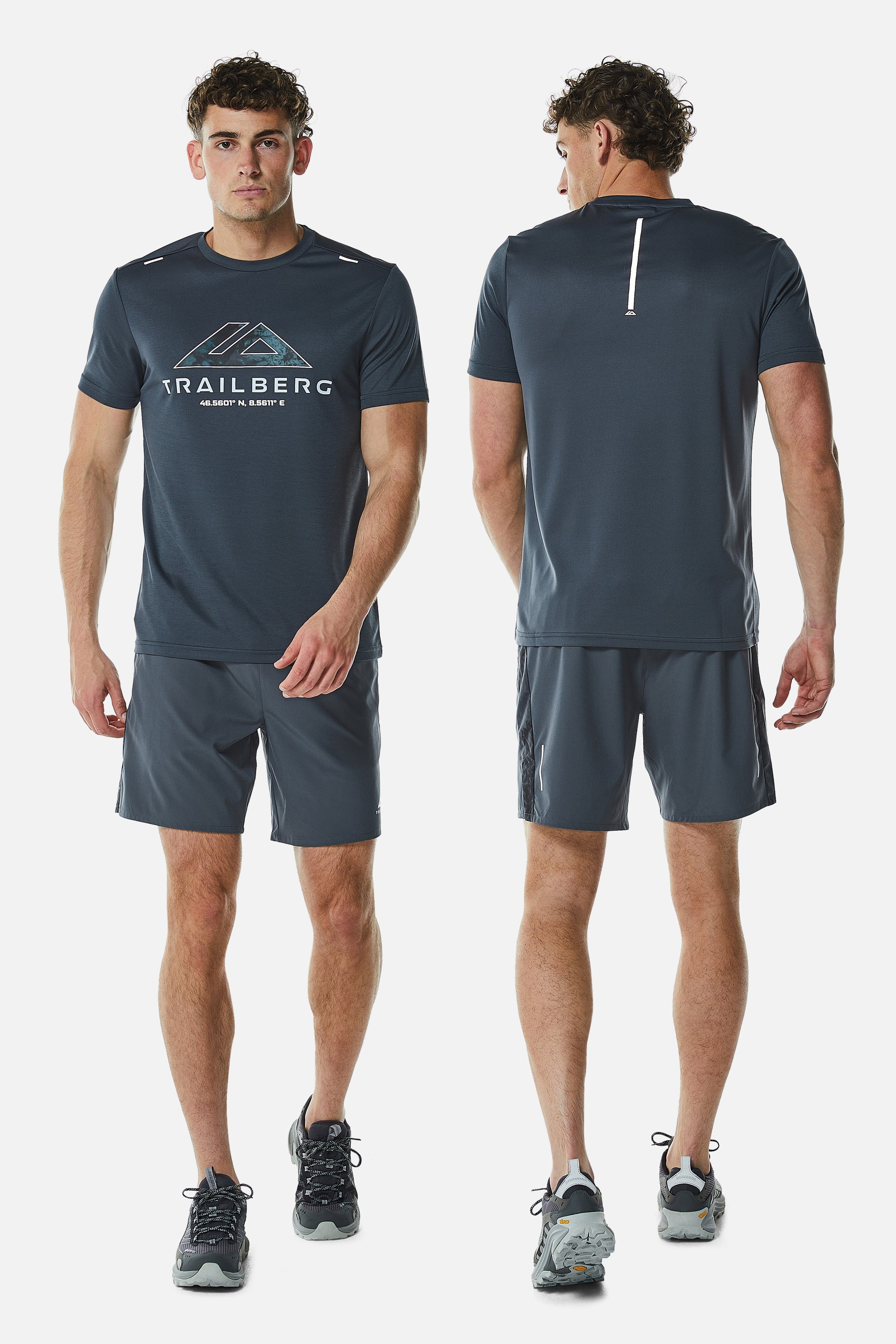 Tie Dye Twinset - Iron Grey/Black