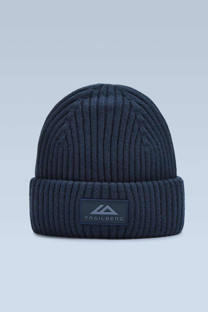 Overland Beanie Hat - Deep Ocean/Breeze