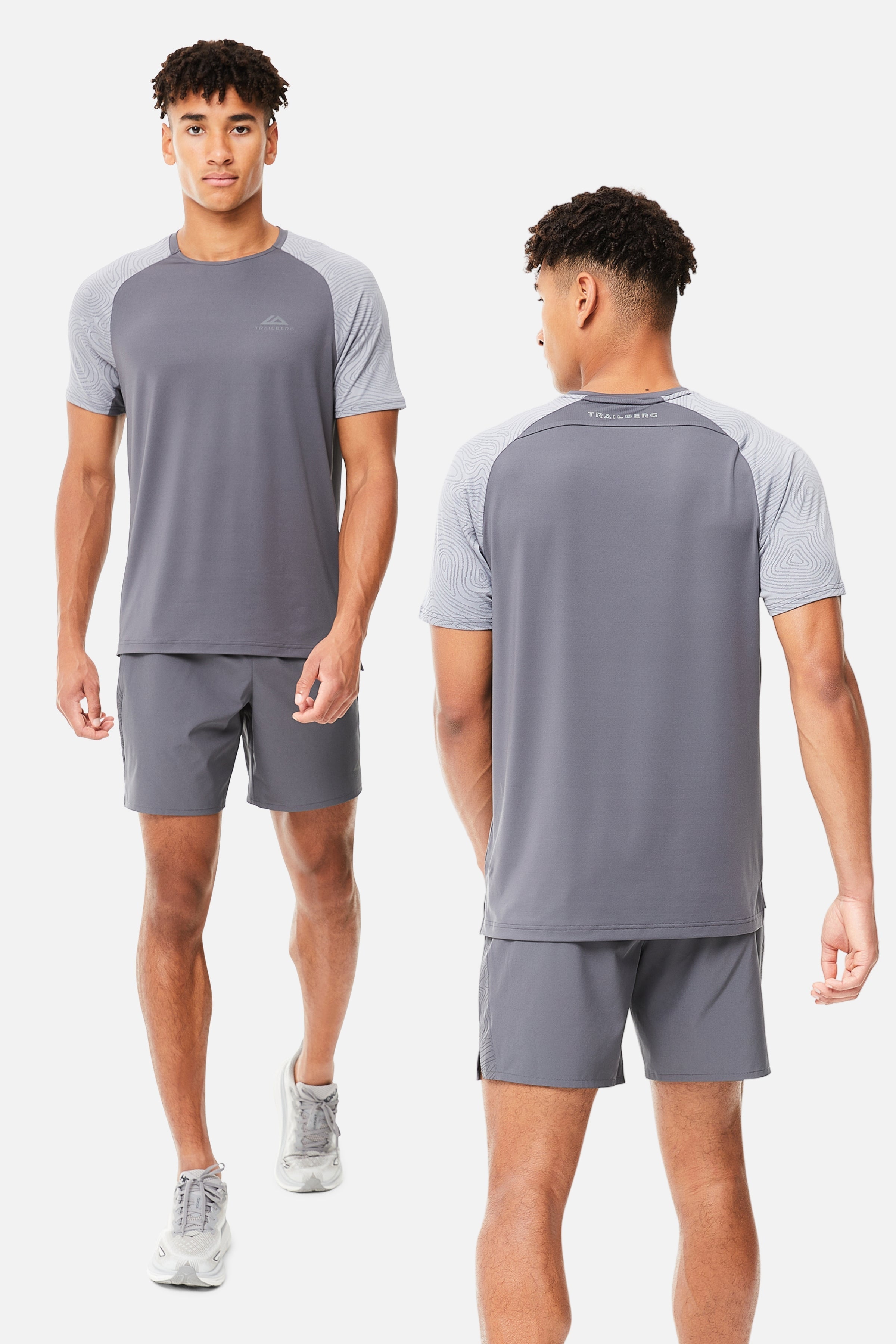 GEO TWINSET - CHARCOAL GREY