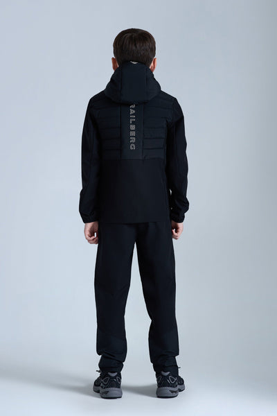 Boys Dune Hybrid Tracksuit - Black