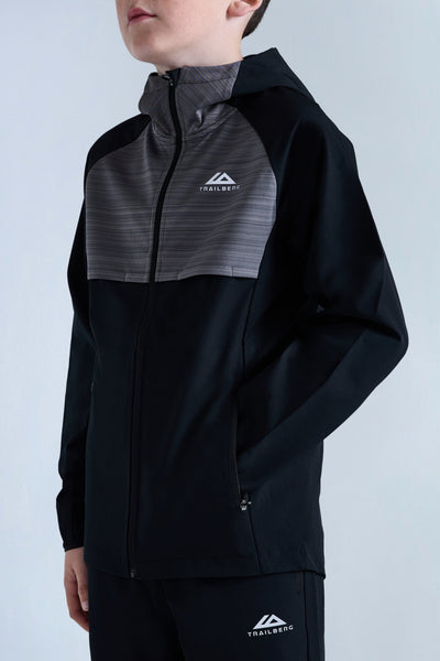 Boys Cloud 2.0 Hood - Black/Urban Smoke