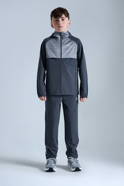 Boys Cloud 2.0 Woven Tracksuit - Iron Grey/Moon Grey