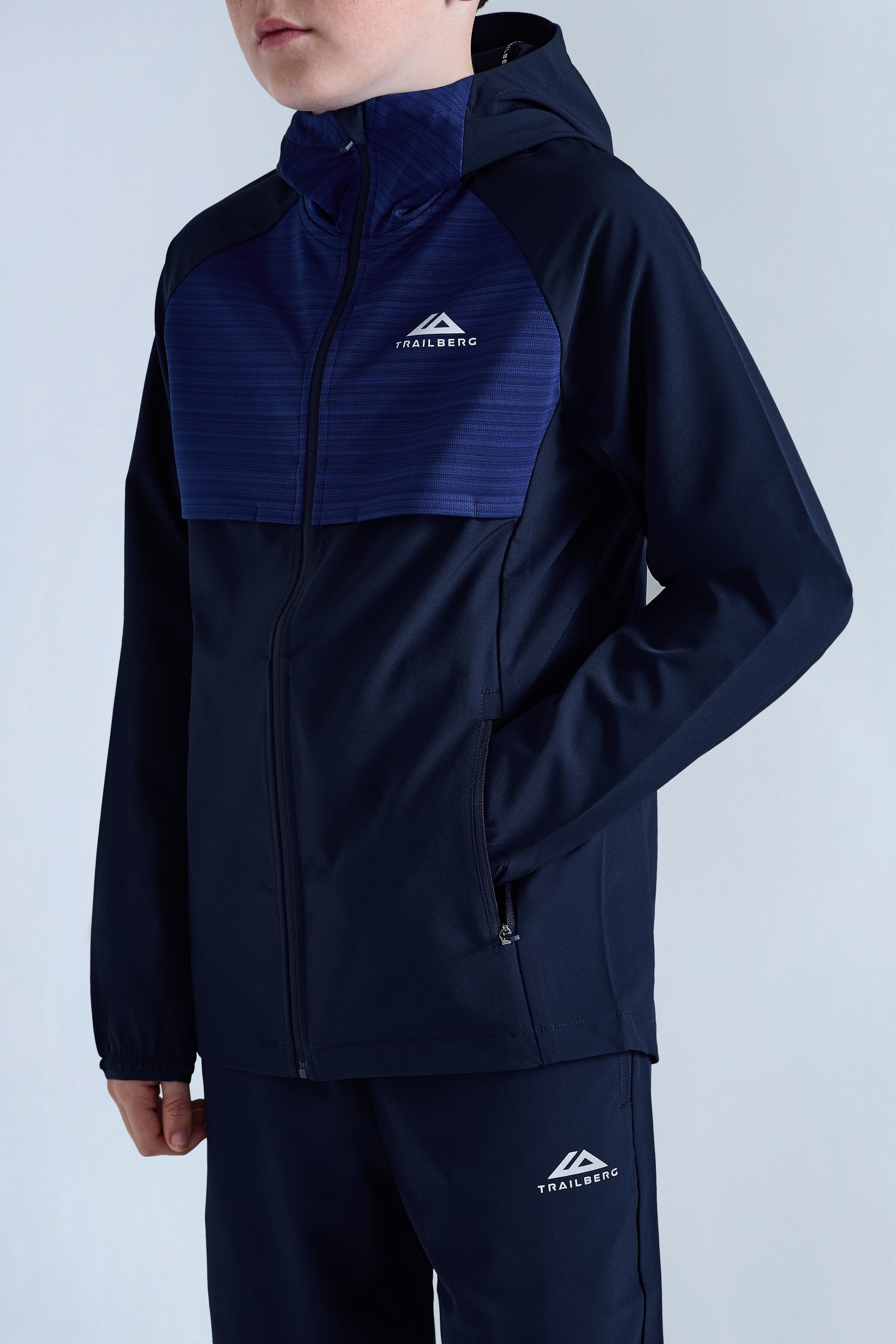 Boys Cloud 2.0 Hood - Navy Blue/Space Blue