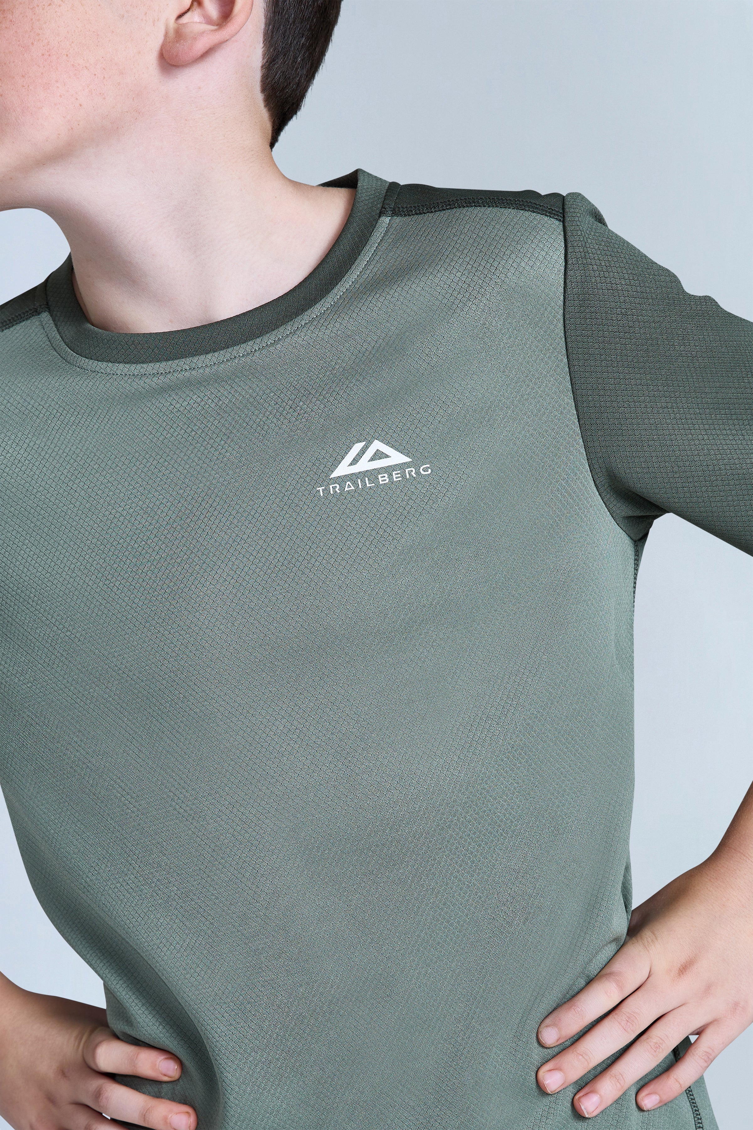 Boys Essentials T-Shirt - Tidal Green/Dark Fern