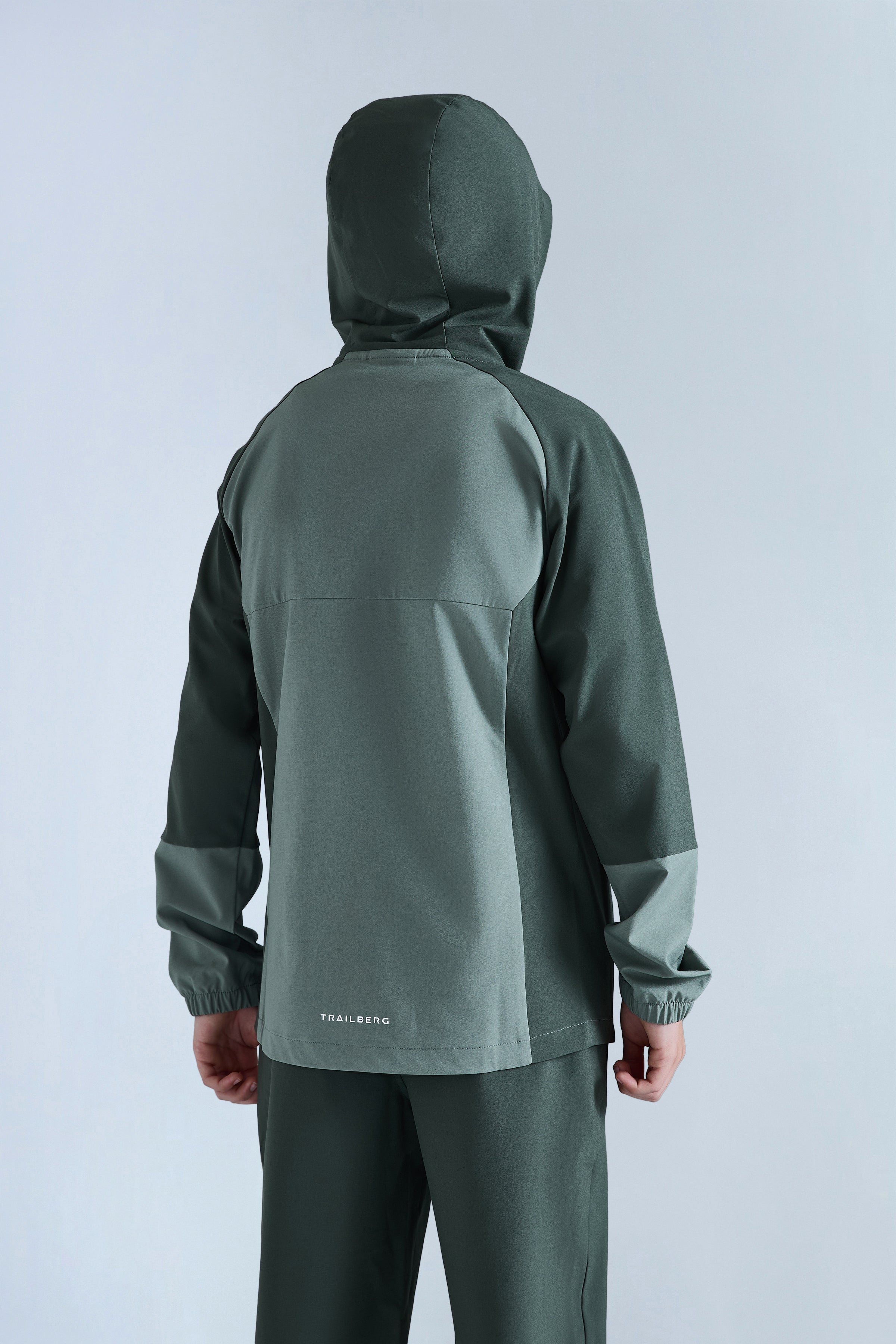 Boys Essentials Hood - Tidal Green/Dark Fern