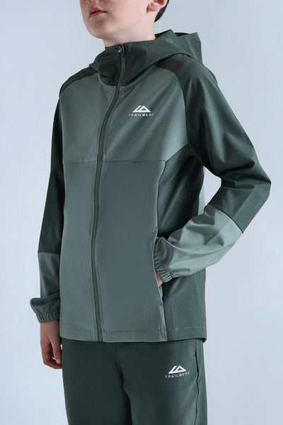 Boys Essentials Hood - Tidal Green/Dark Fern