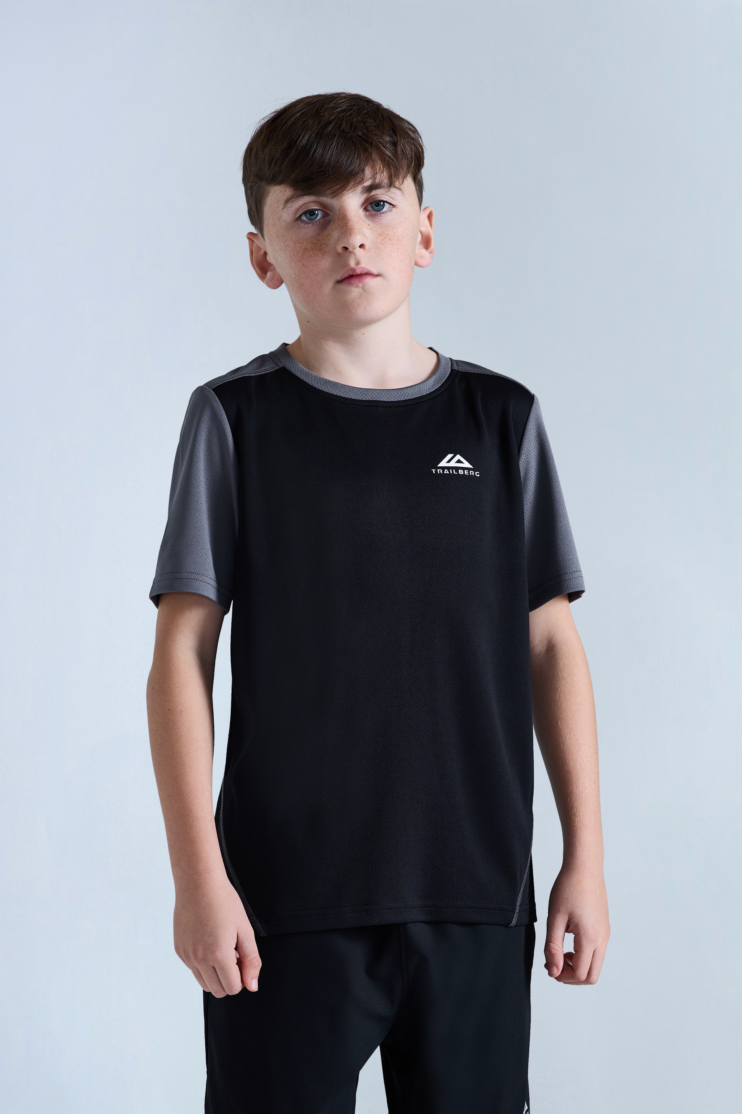 Boys Essentials Twinset - Black/Urban Smoke