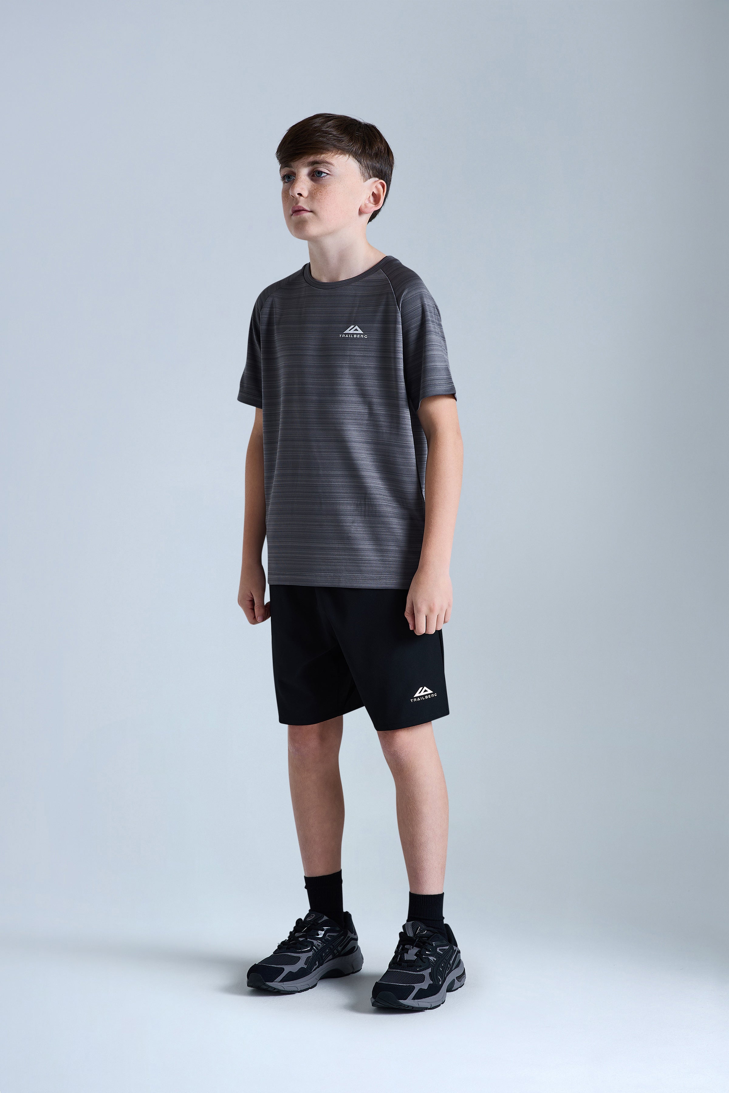Boys Cloud 2.0 T-Shirt - Urban Smoke/Black